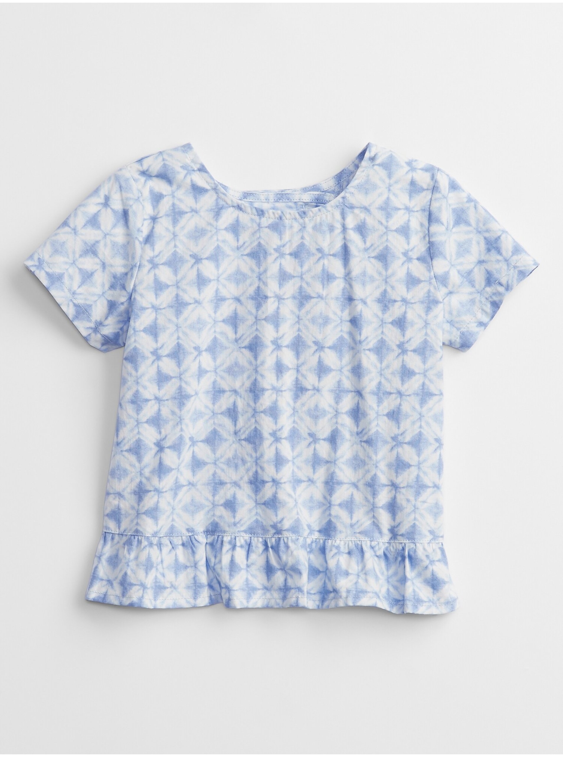 E-shop Modré holčičí dětské tričko wrap back t-shirt GAP