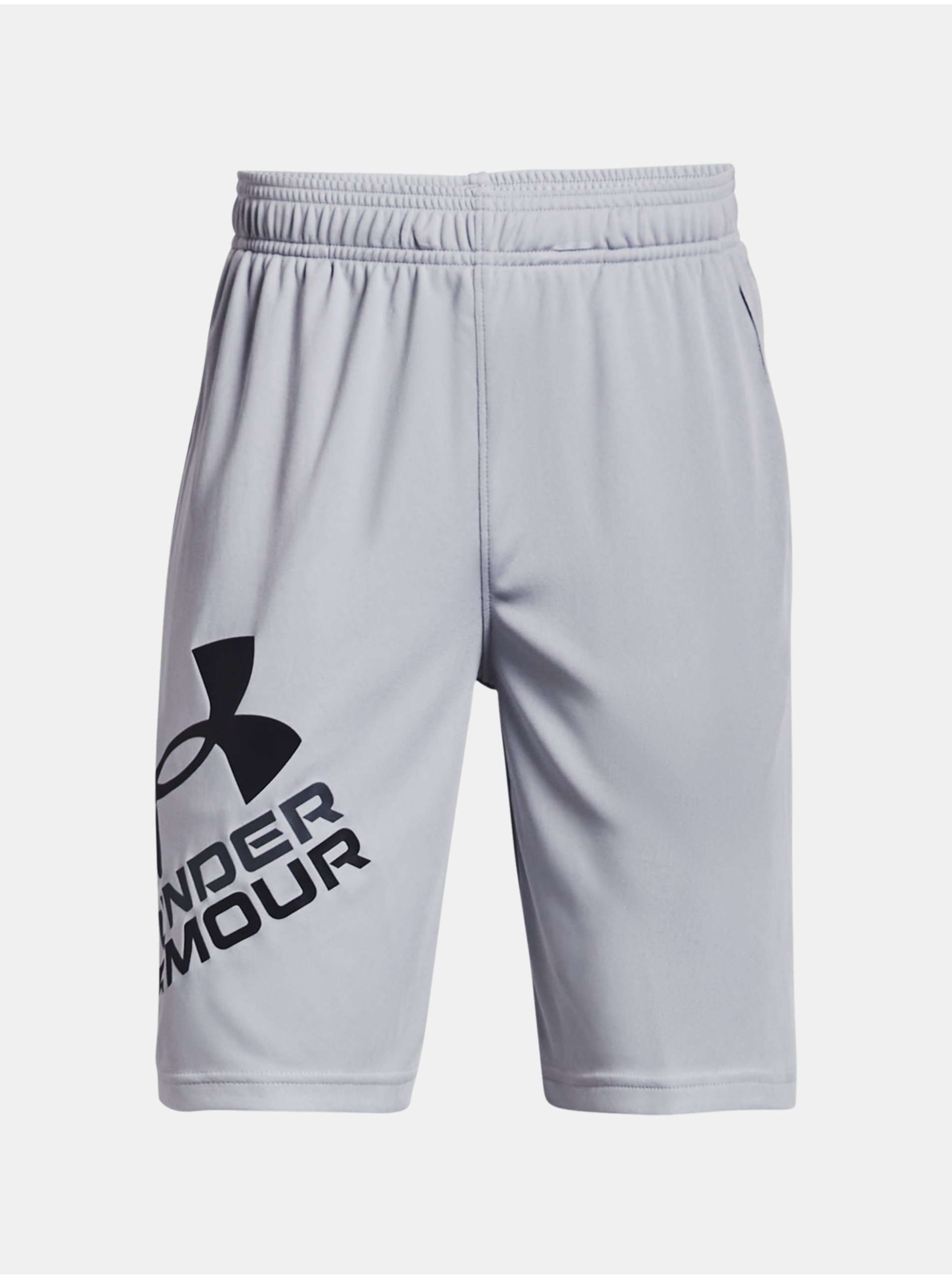 Lacno Svetlosivé športové kraťasy Under Armour UA Prototype 2.0 Logo Shorts