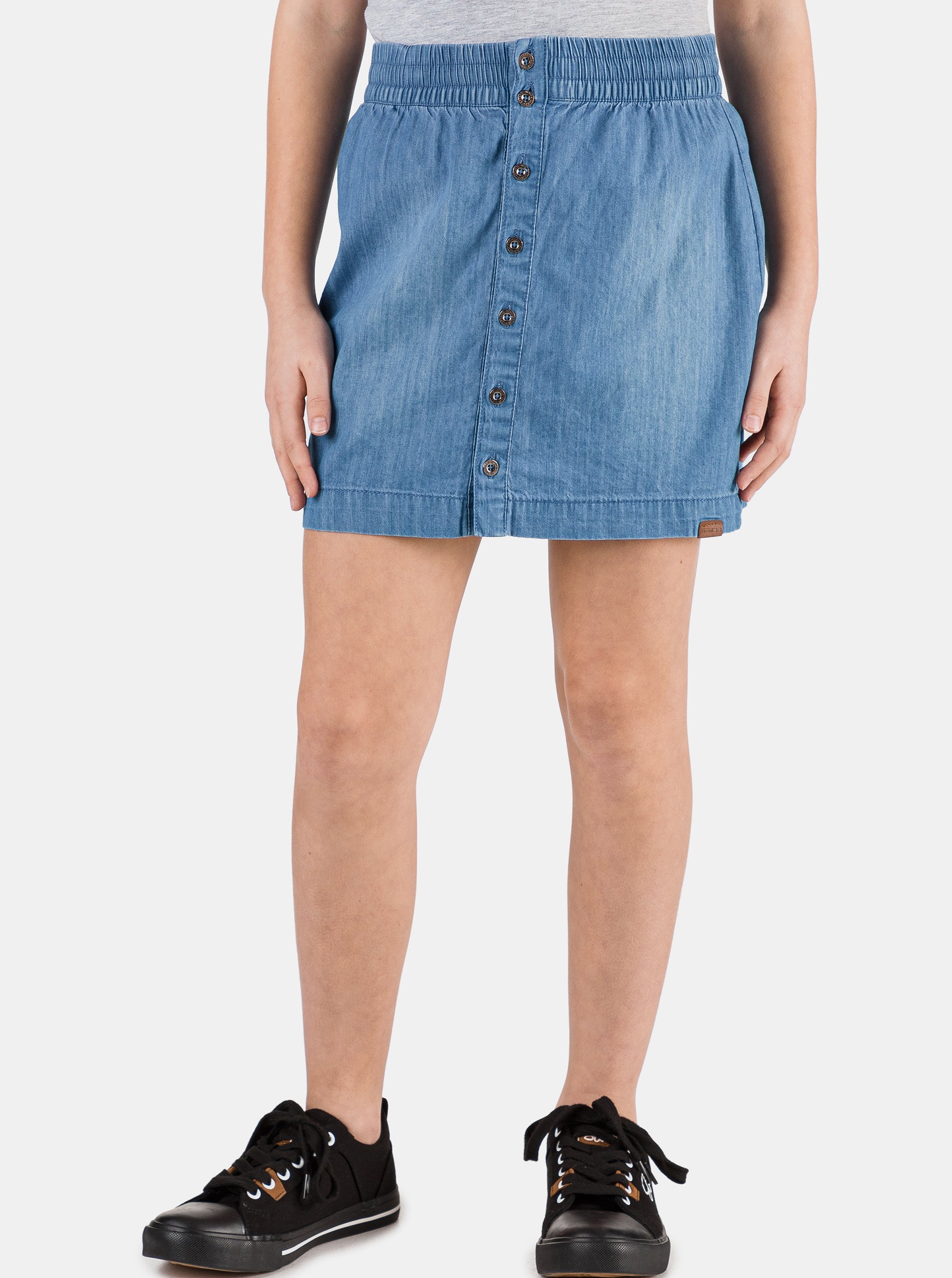 E-shop Modrá holčičí džínová sukně s knoflíky SAM 73