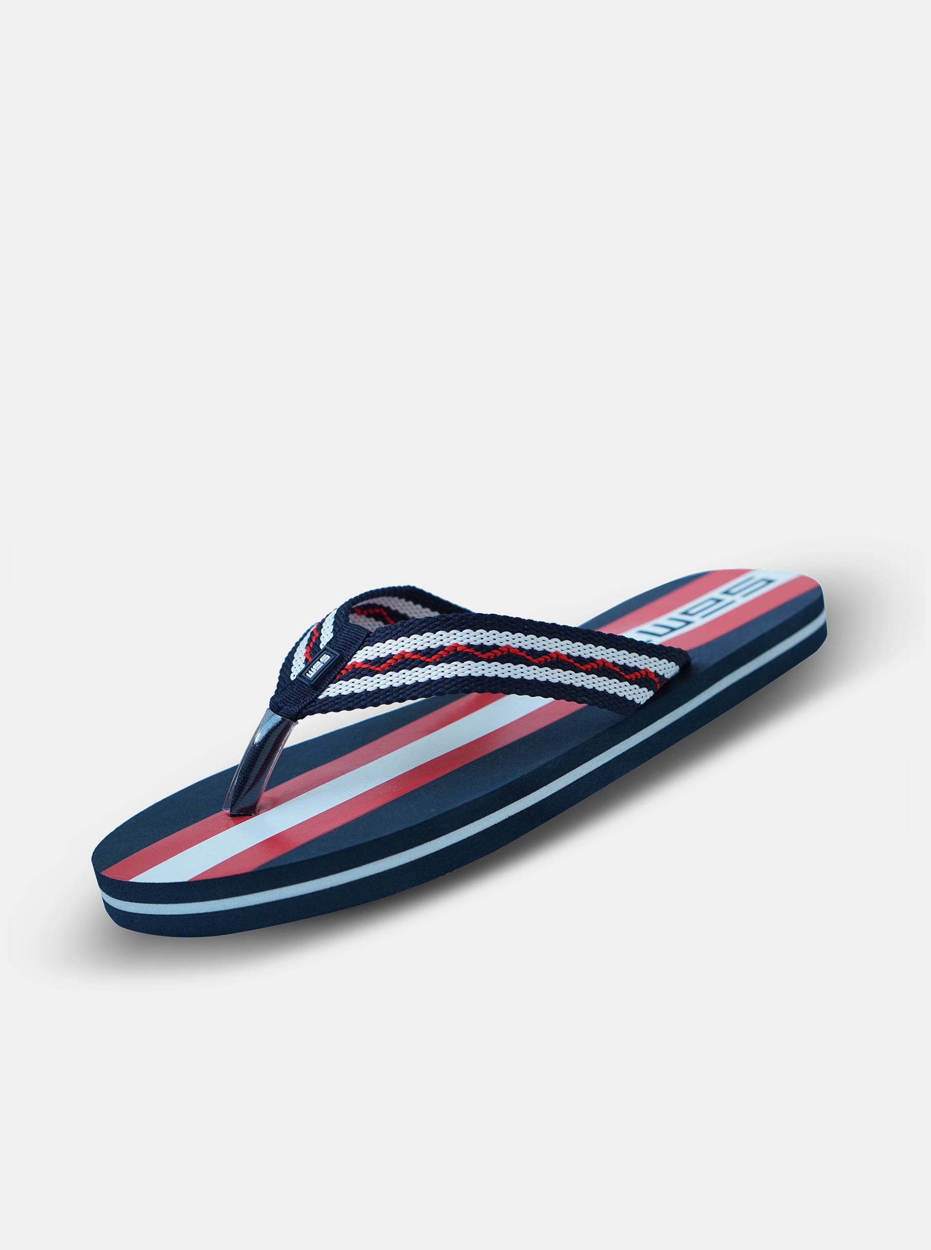 E-shop Sandále, papuče pre mužov SAM 73 - modrá, červená