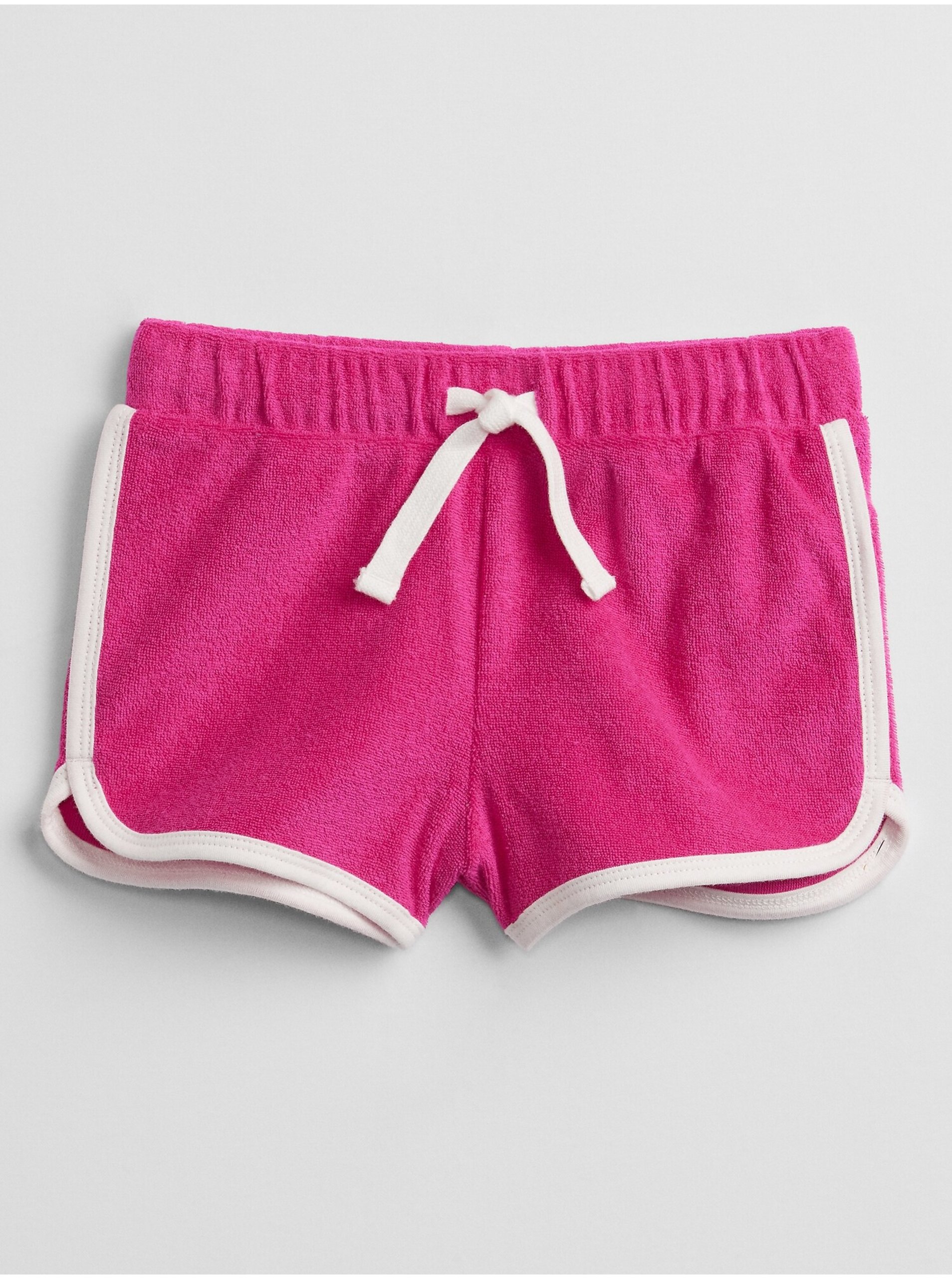 E-shop Růžové holčičí dětské kraťasy knit dolphin shorts GAP