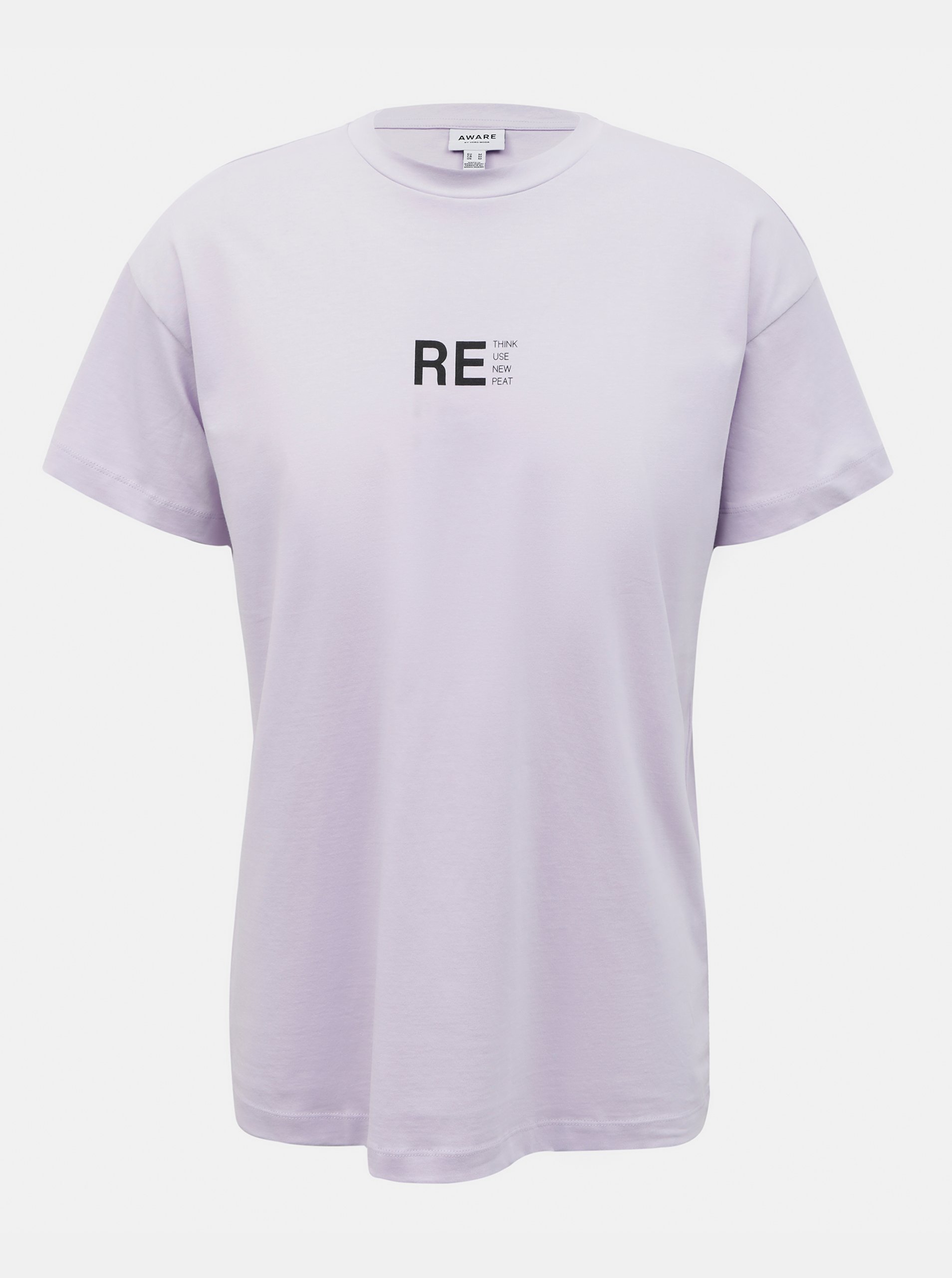 E-shop Světle fialové volné tričko VERO MODA Obenta