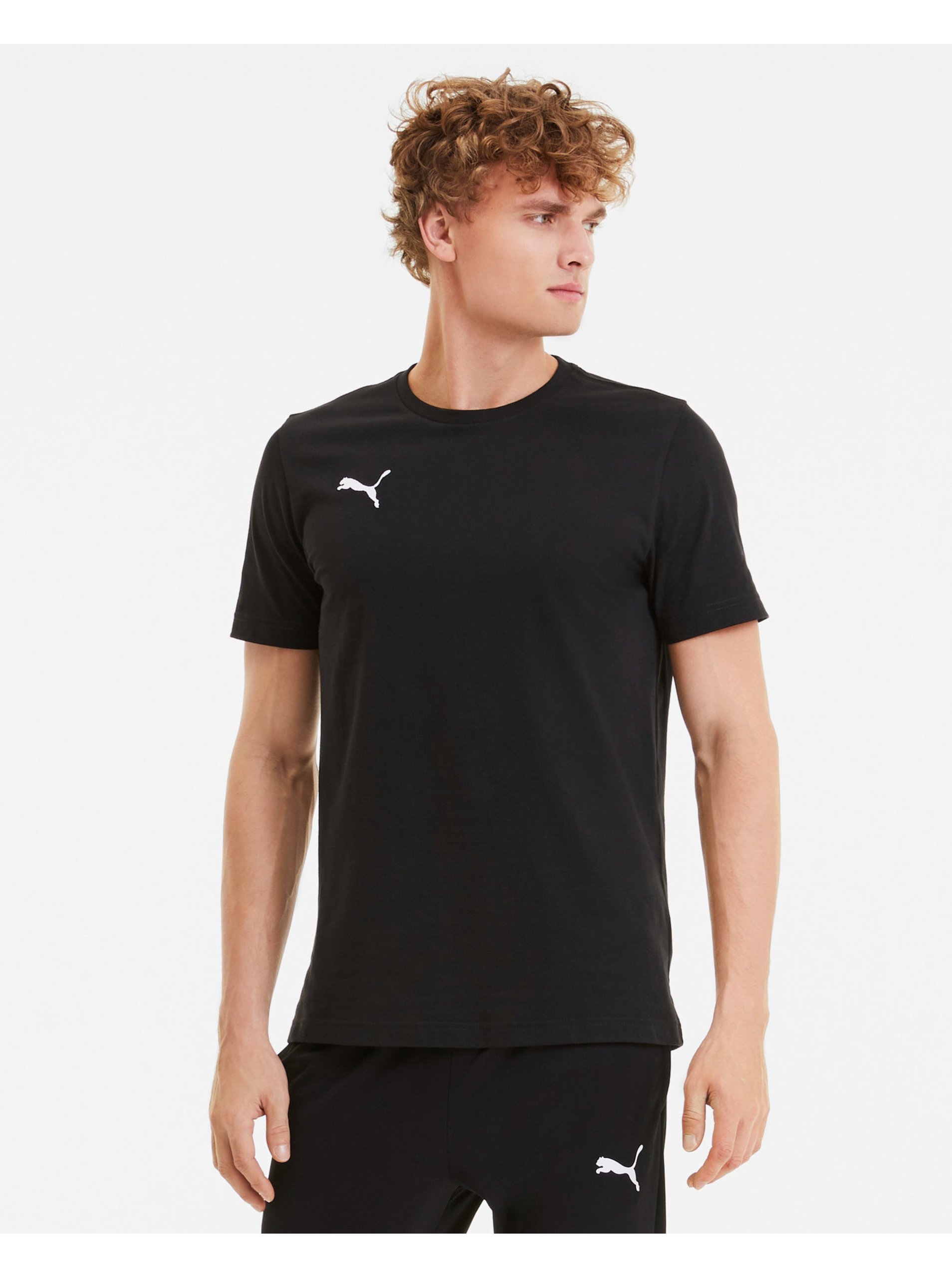 E-shop Černé pánské tričko Puma Team Goal
