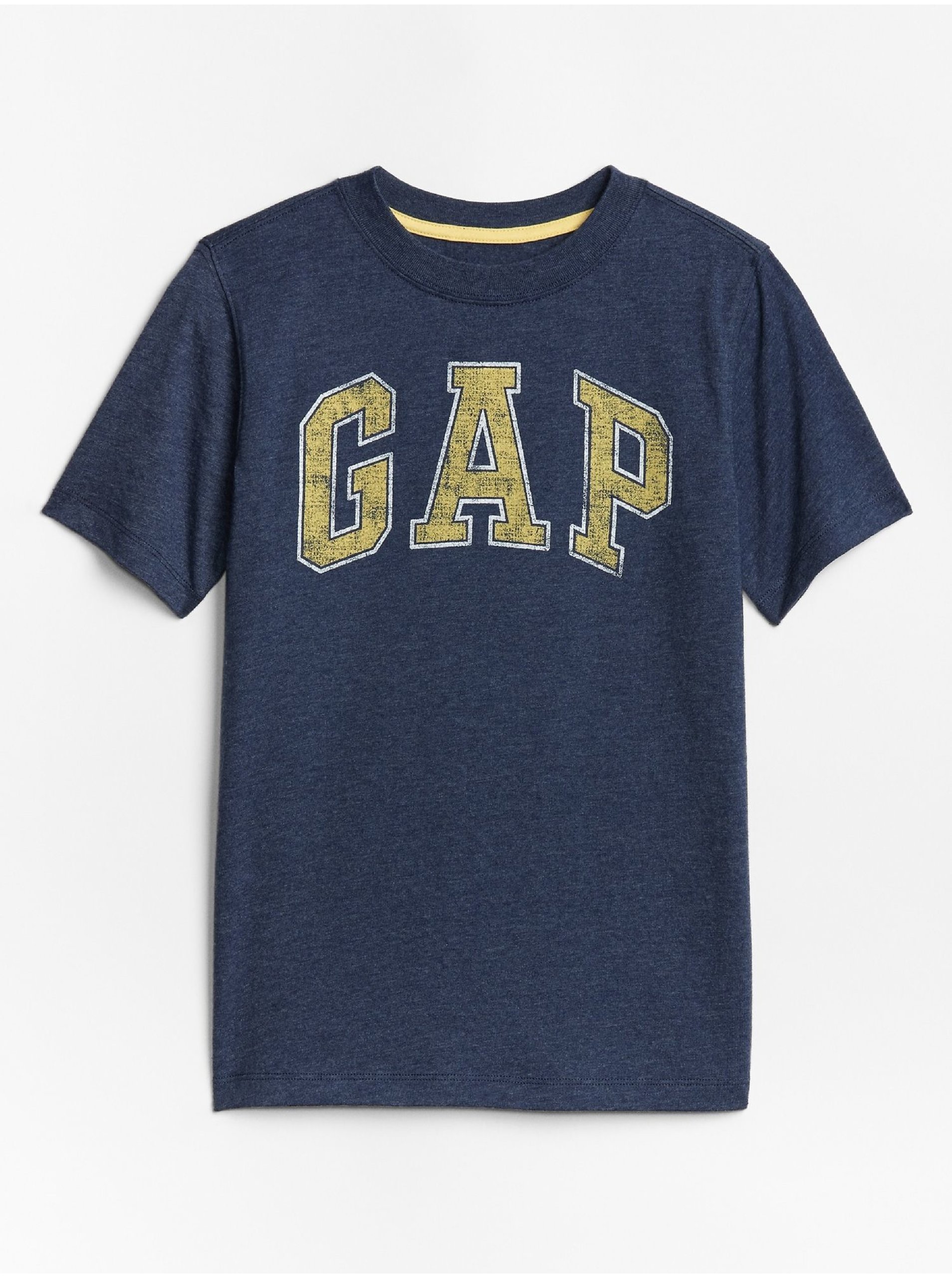 Levně Modré klučičí tričko GAP Logo t-shirt
