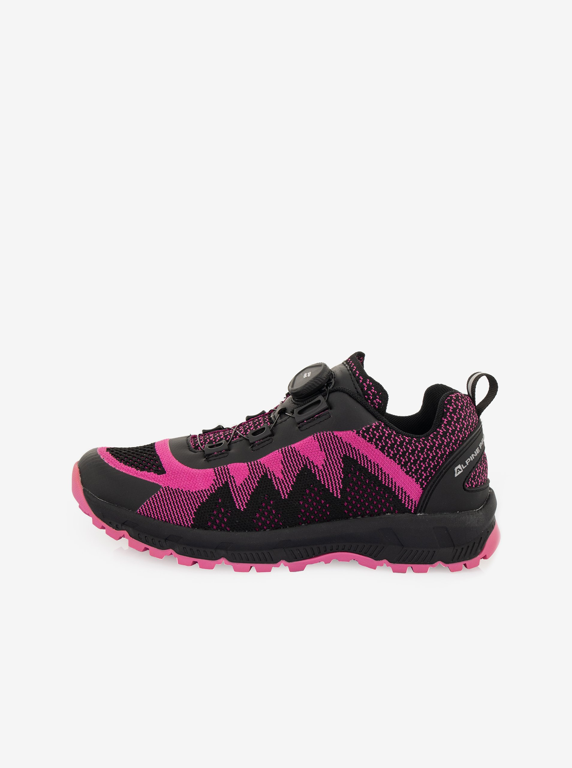 Levně Růžovo-černé dámské outdoorové boty ALPINE PRO AMIGO
