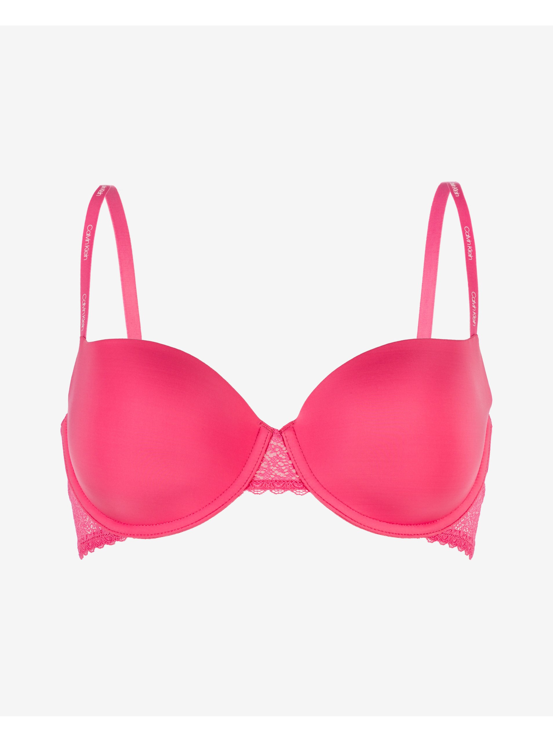 Levně Růžová podprsenka Calvin Klein Underwear