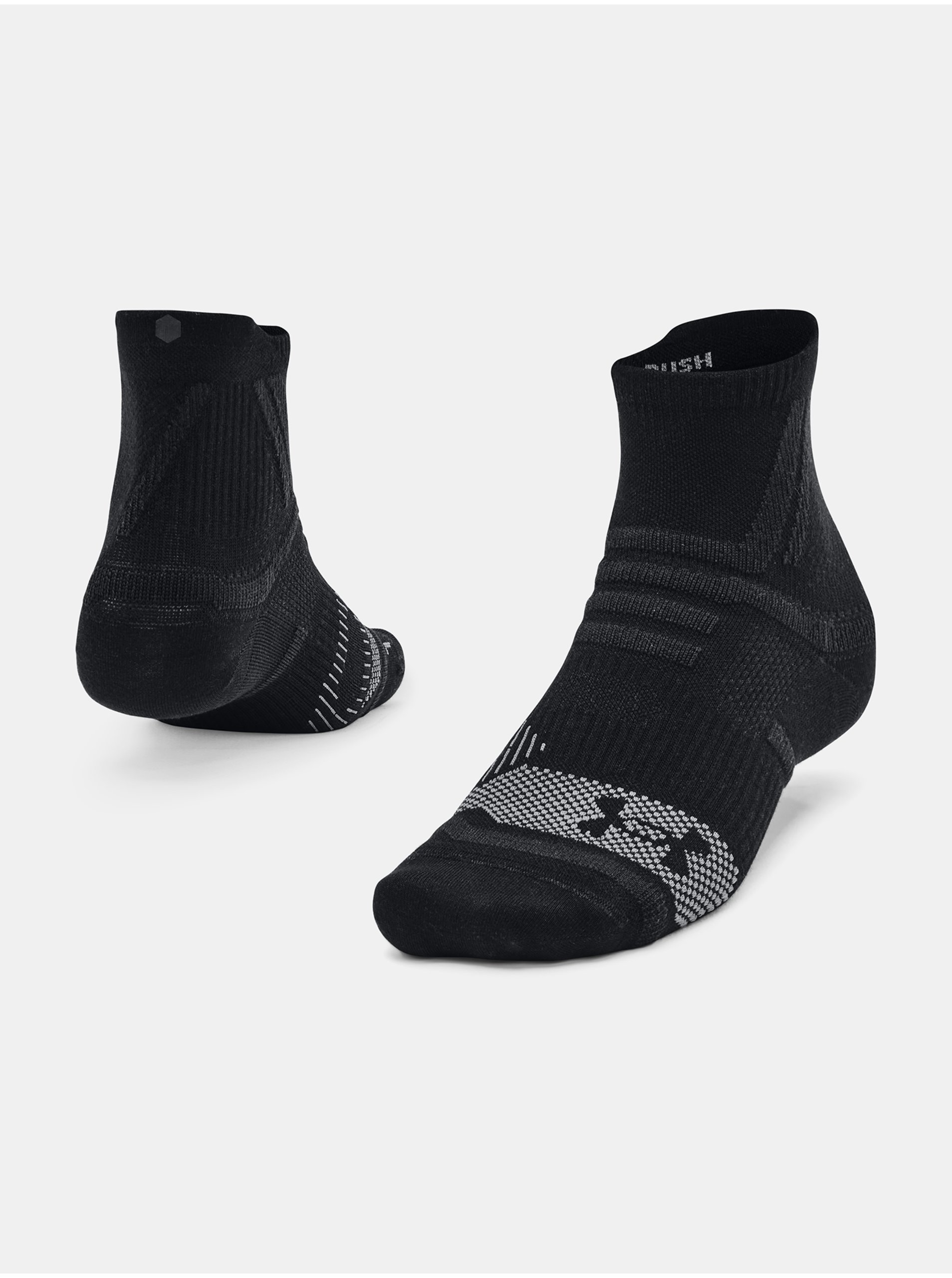 Lacno Ponožky Under Armour RUSH Quarter - čierna