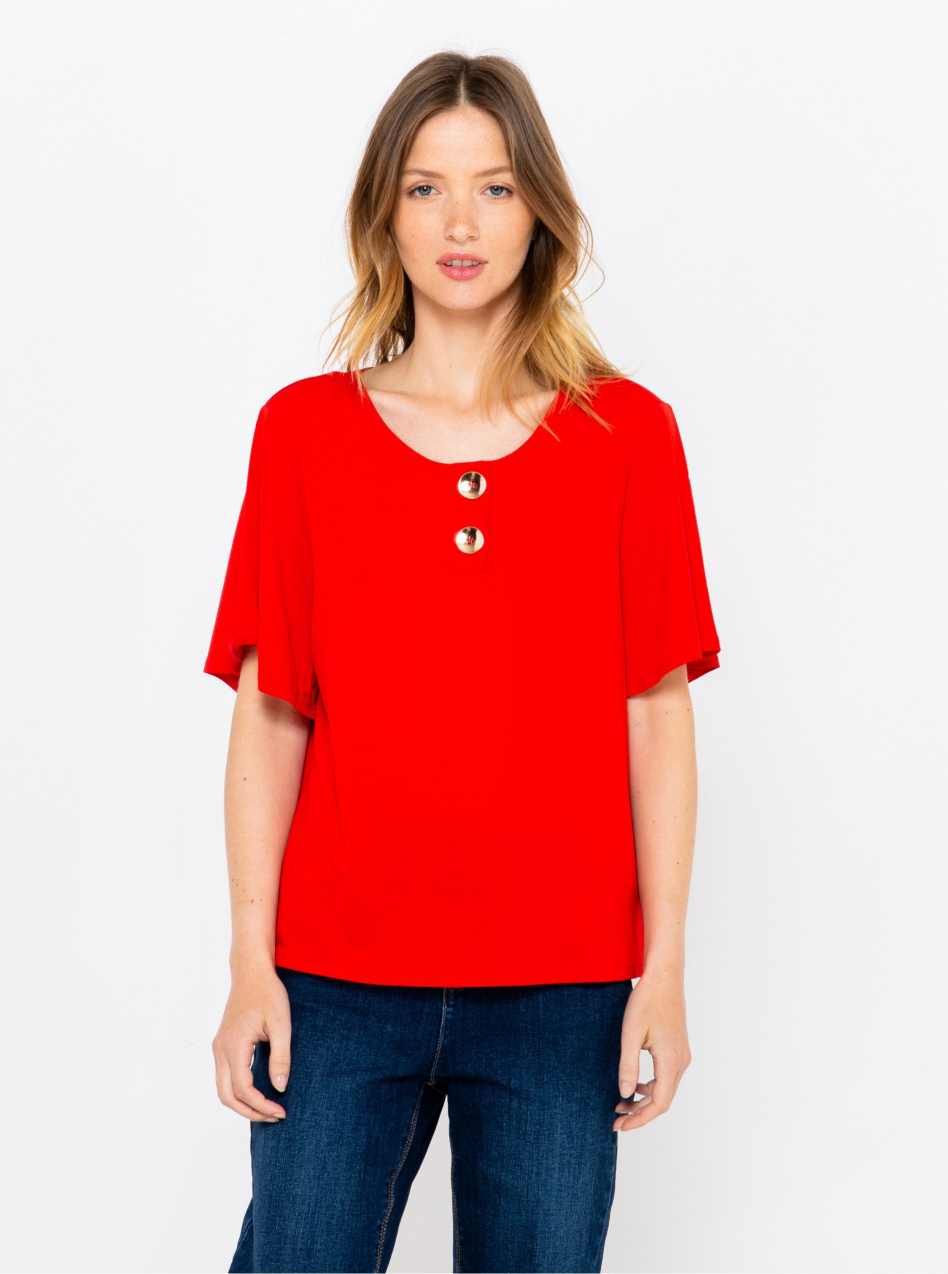E-shop Červené tričko CAMAIEU