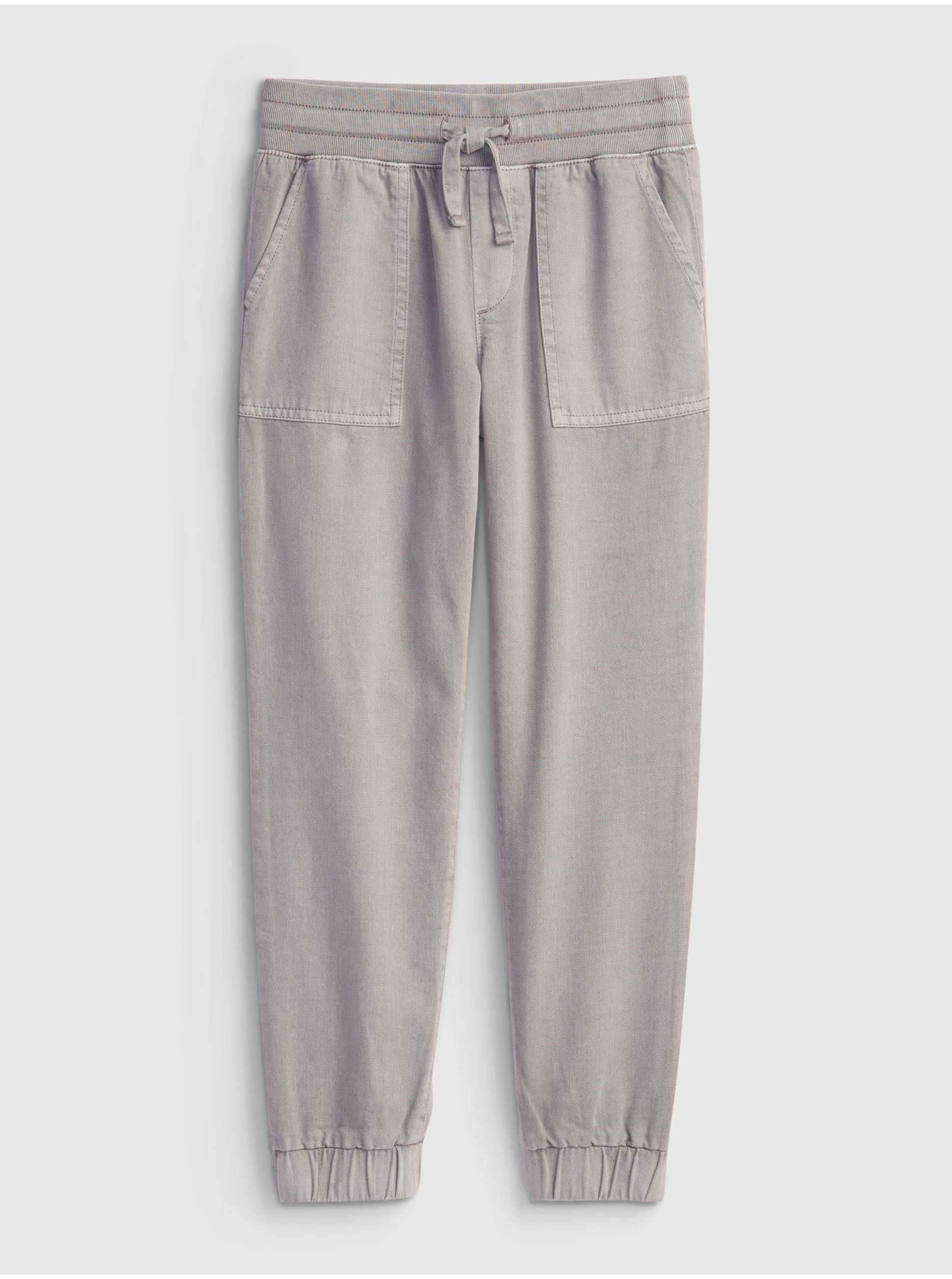 E-shop Šedé holčičí kalhoty woven jogger