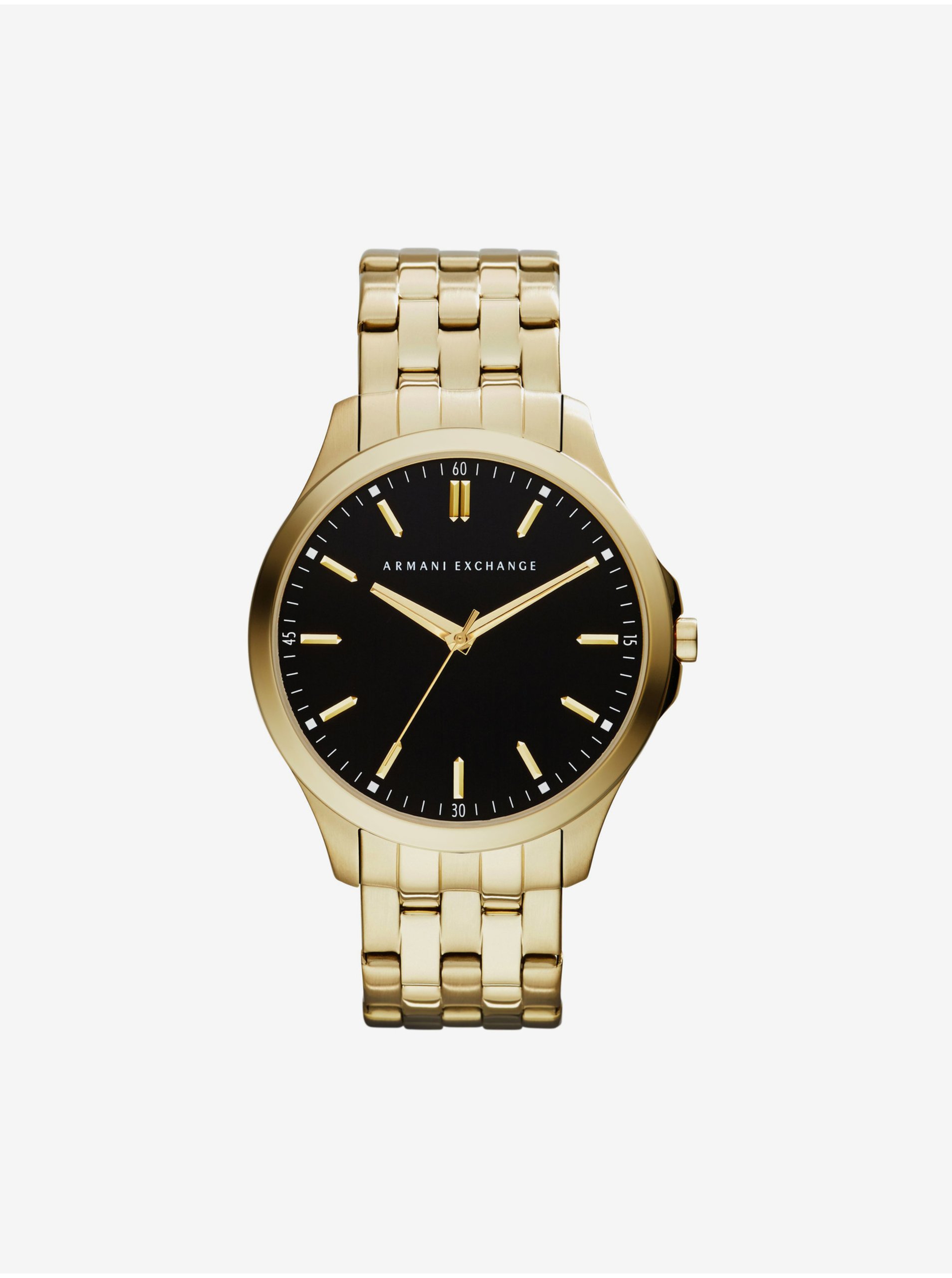 Levně Pánské hodinky ve zlaté barvě Armani Exchange Hampton
