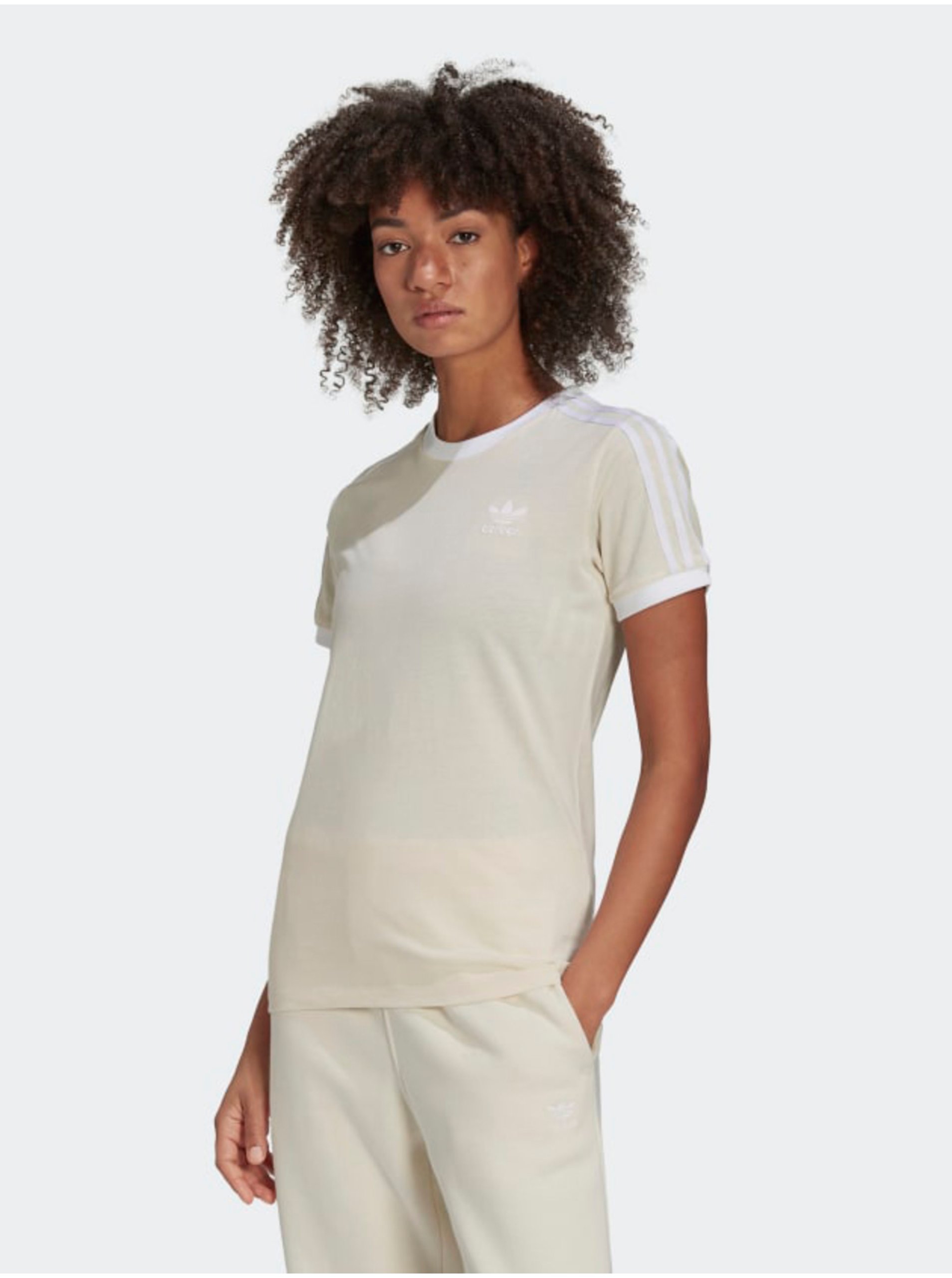 Lacno Móda pre plnoštíhle pre ženy adidas Originals - biela