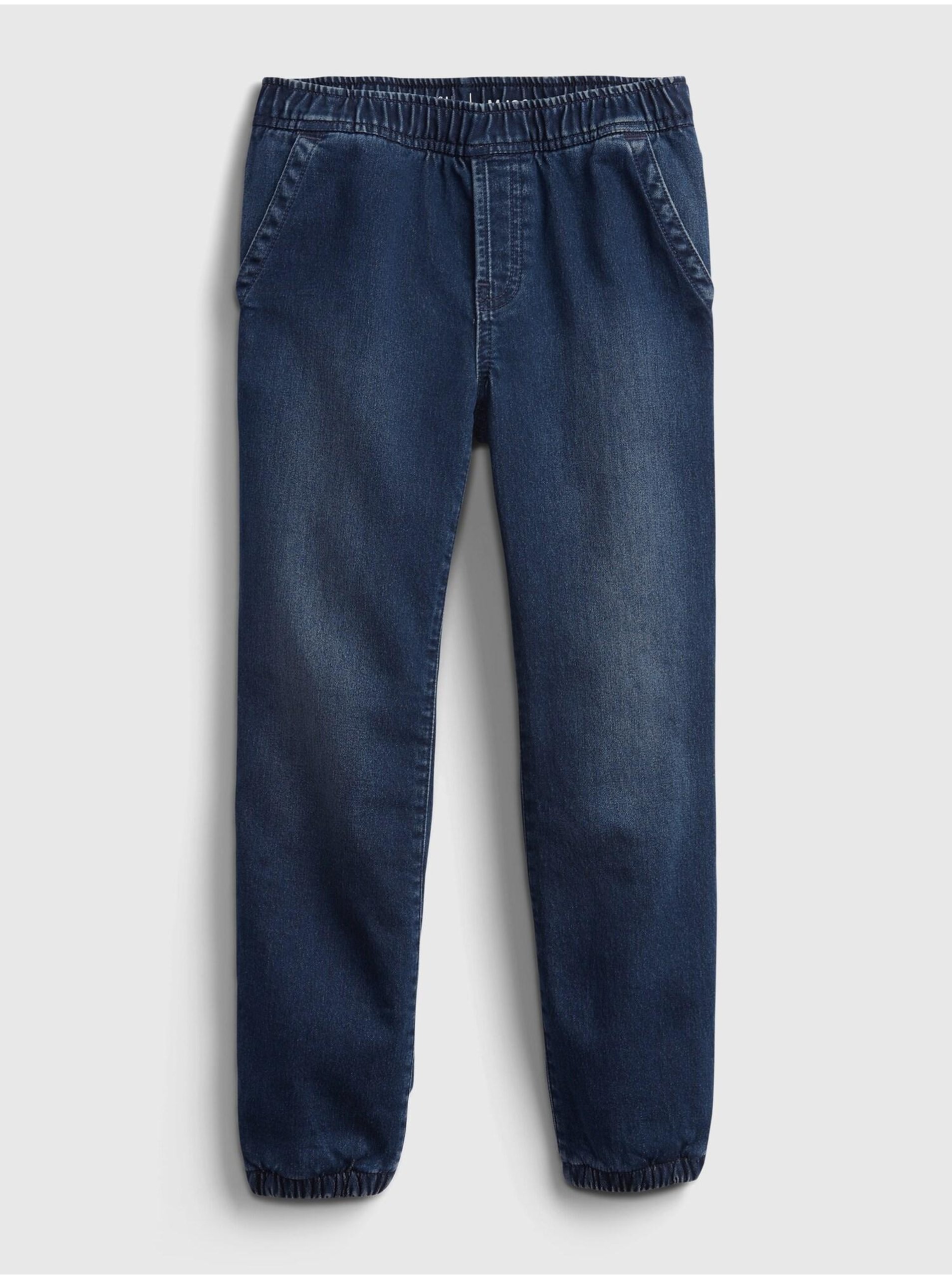 Levně Modré klučičí džíny lined denim joggers