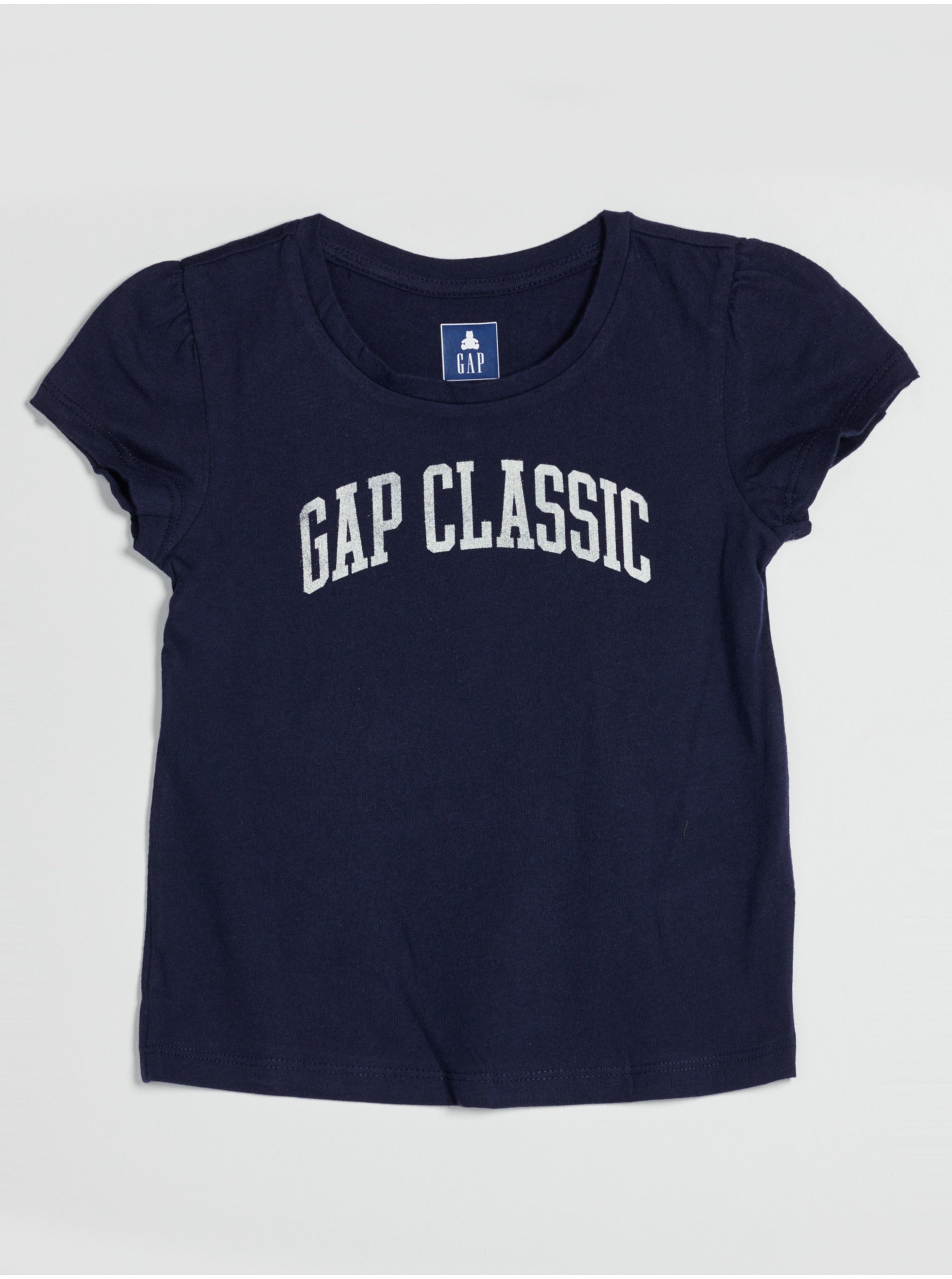 Levně Modré holčičí tričko GAP Classic