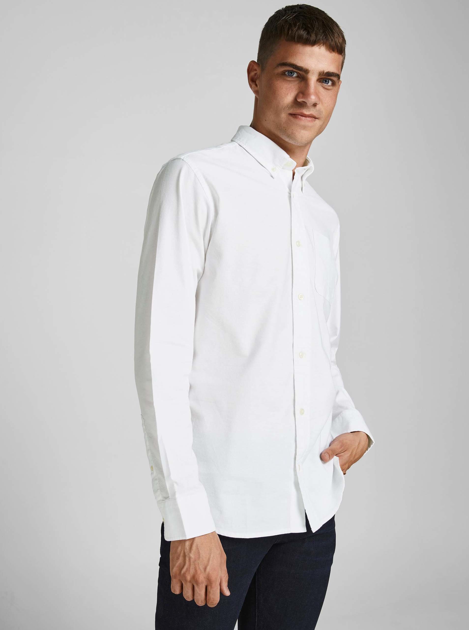 E-shop Bílá košile Jack & Jones Blubrook