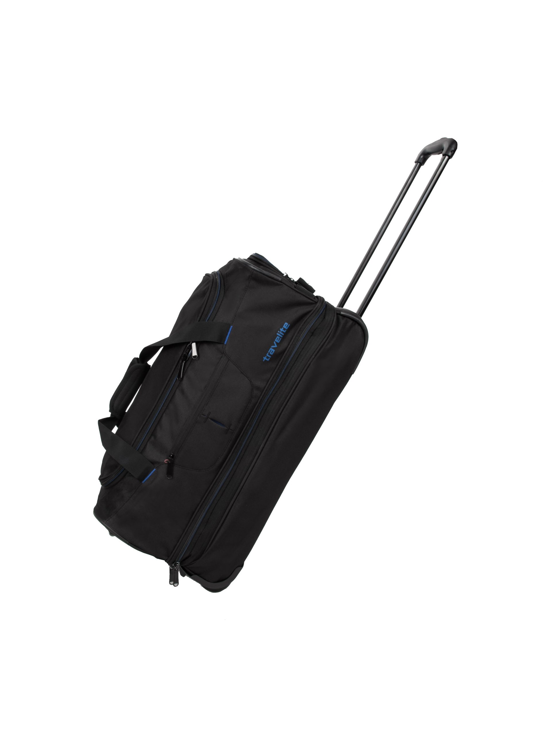 Levně Cestovní taška Travelite Basics Wheeled duffle S Black/blue