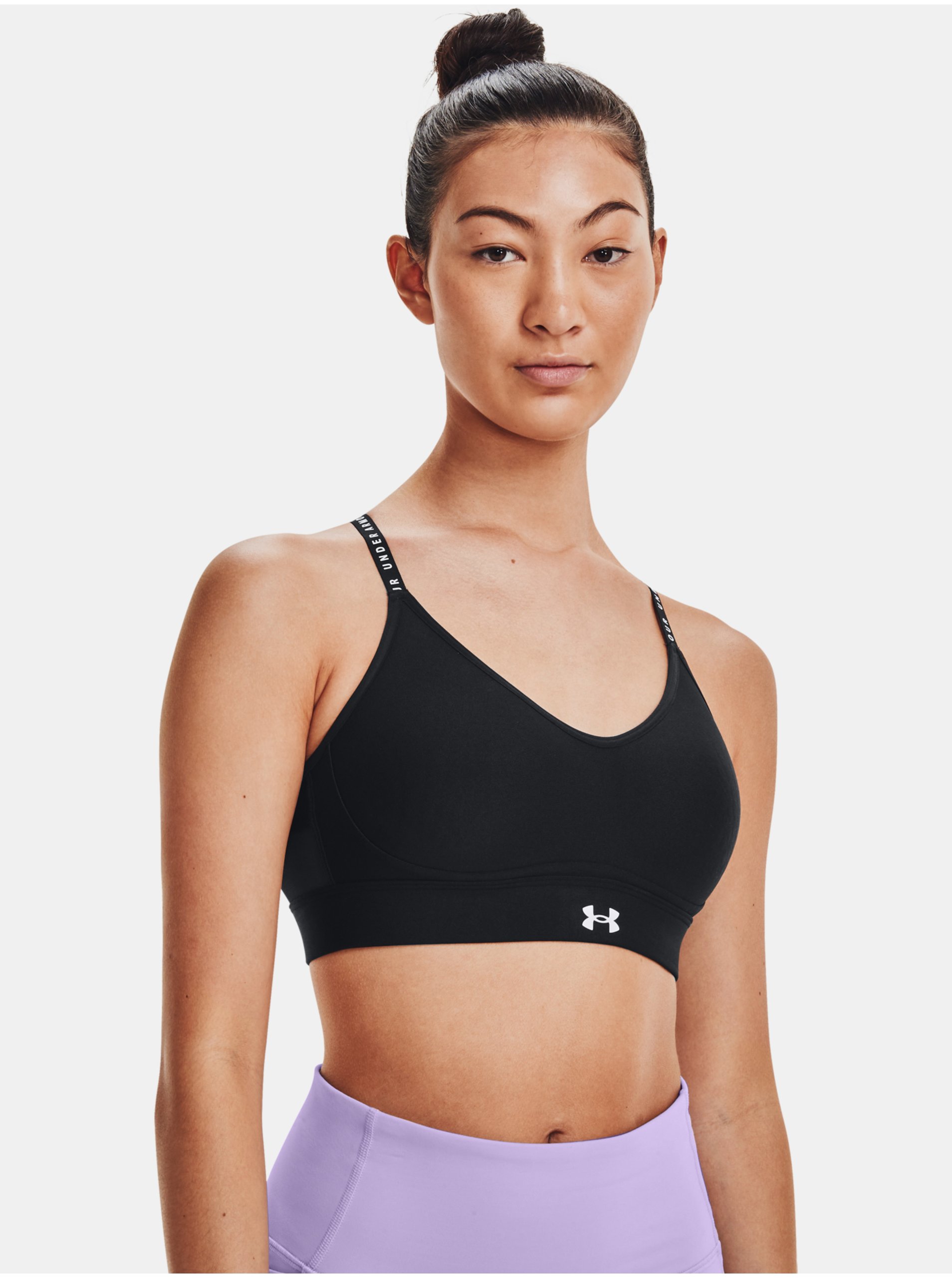 Levně Podprsenka Under Armour Infinity Covered Low - černá