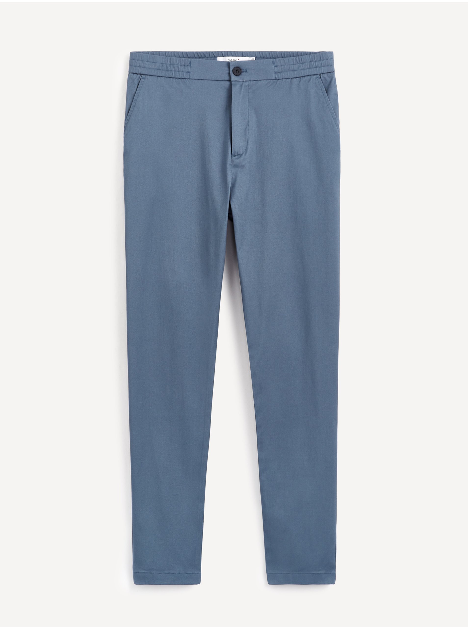 Levně Modré pánské kalhoty Celio