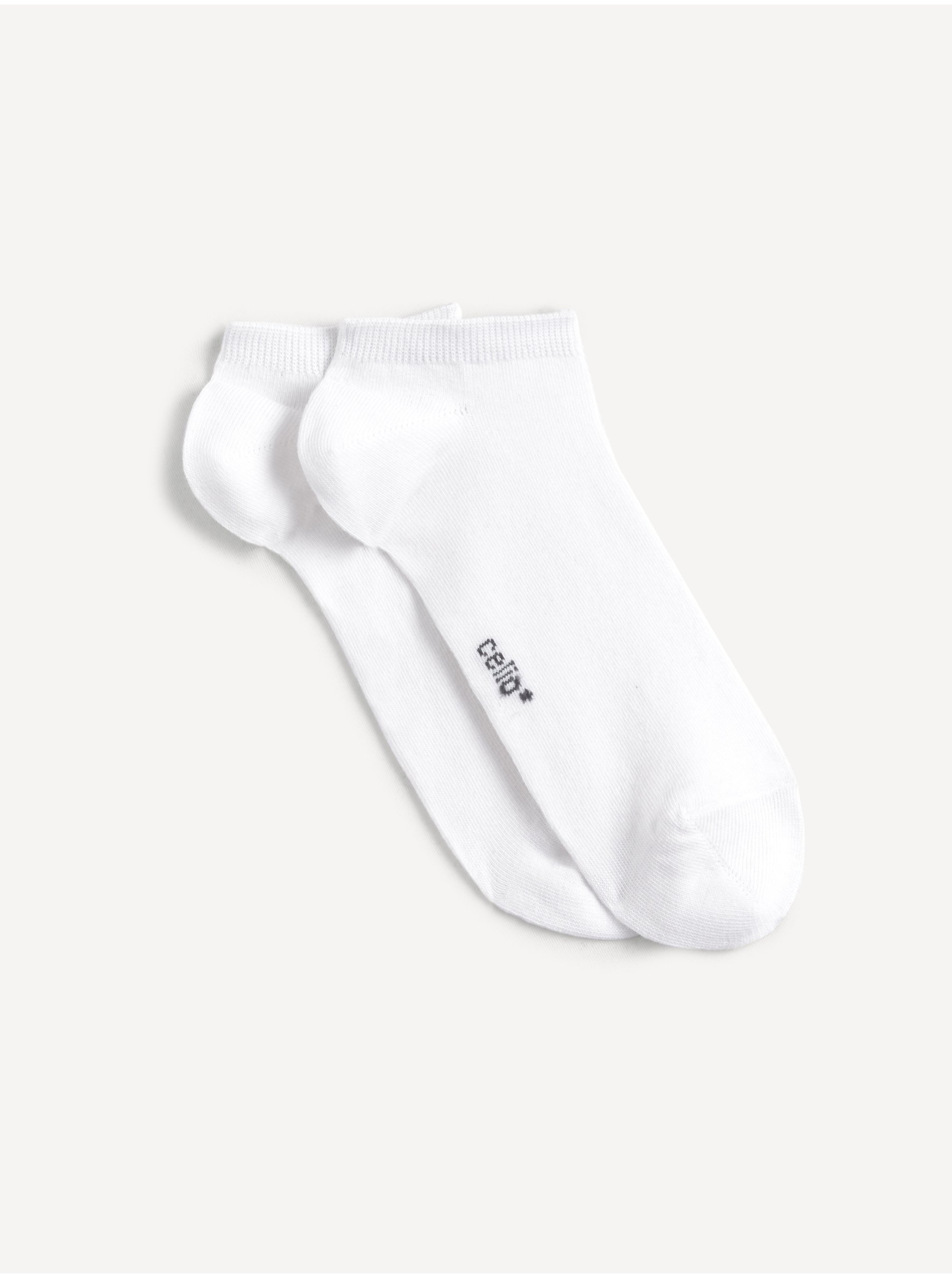 Levně Bílé ponožky Celio Minfunky