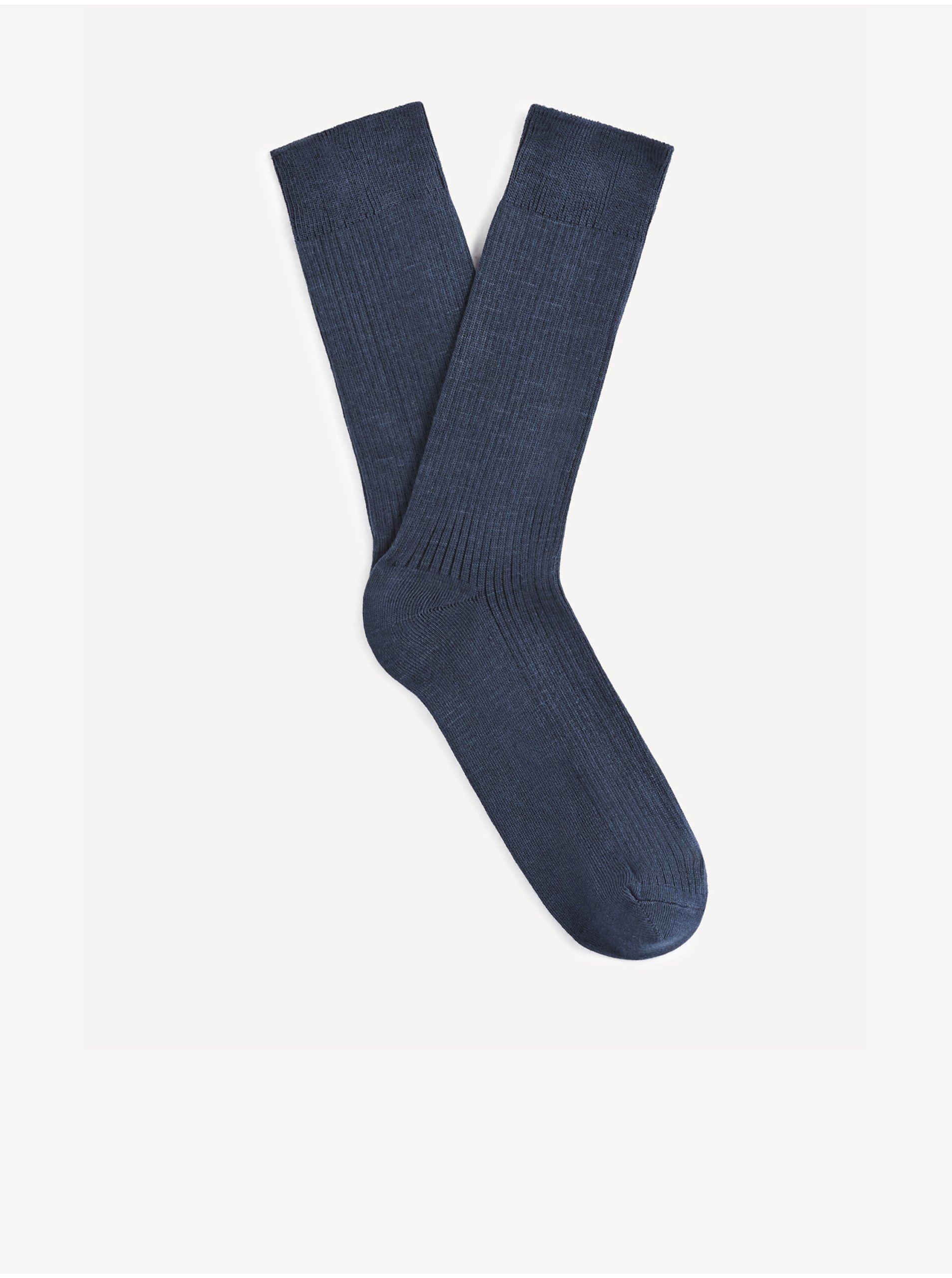 Levně Tmavě modré ponožky Celio Riqlo