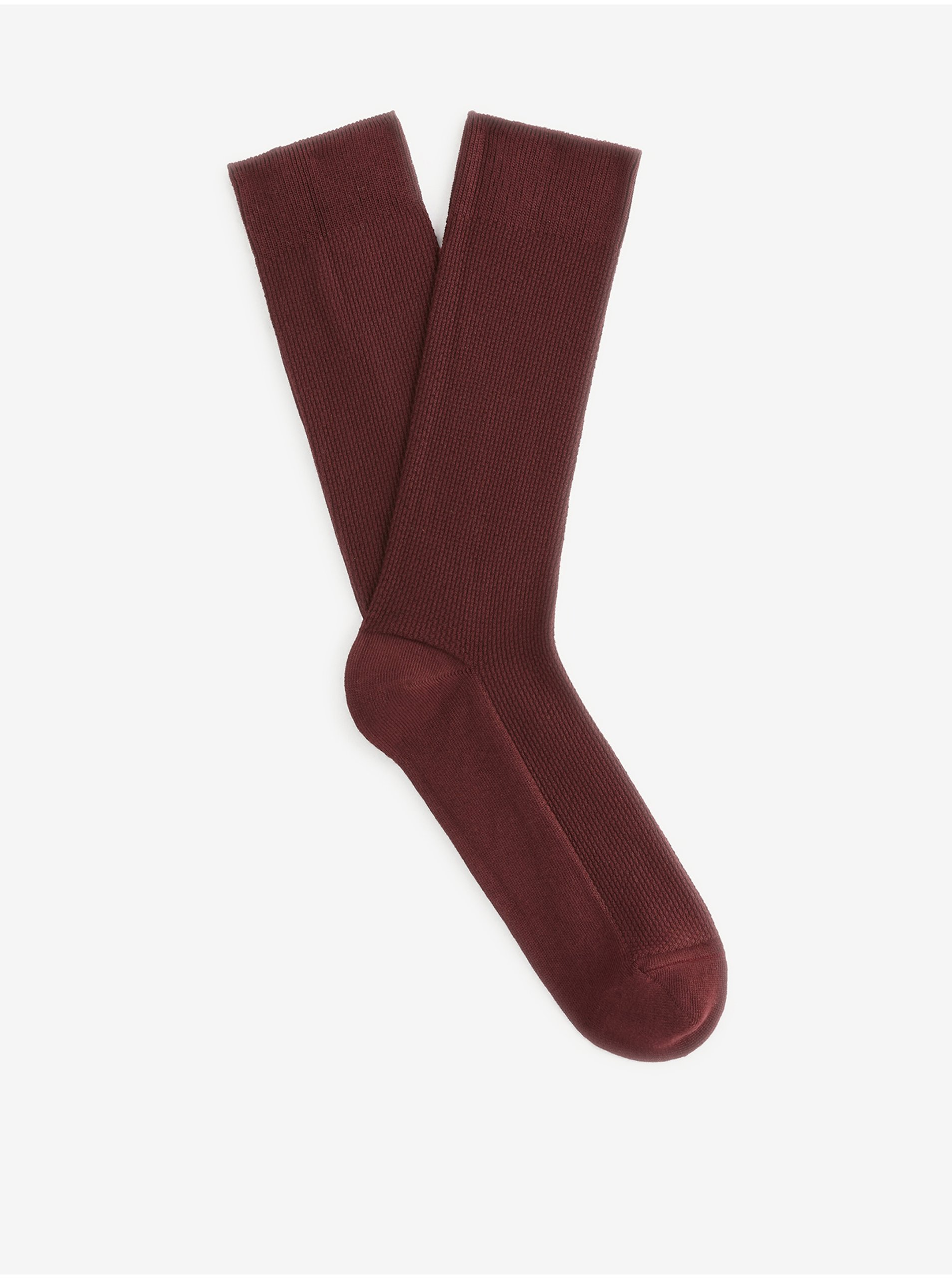 Levně Vínové ponožky Celio Sipique