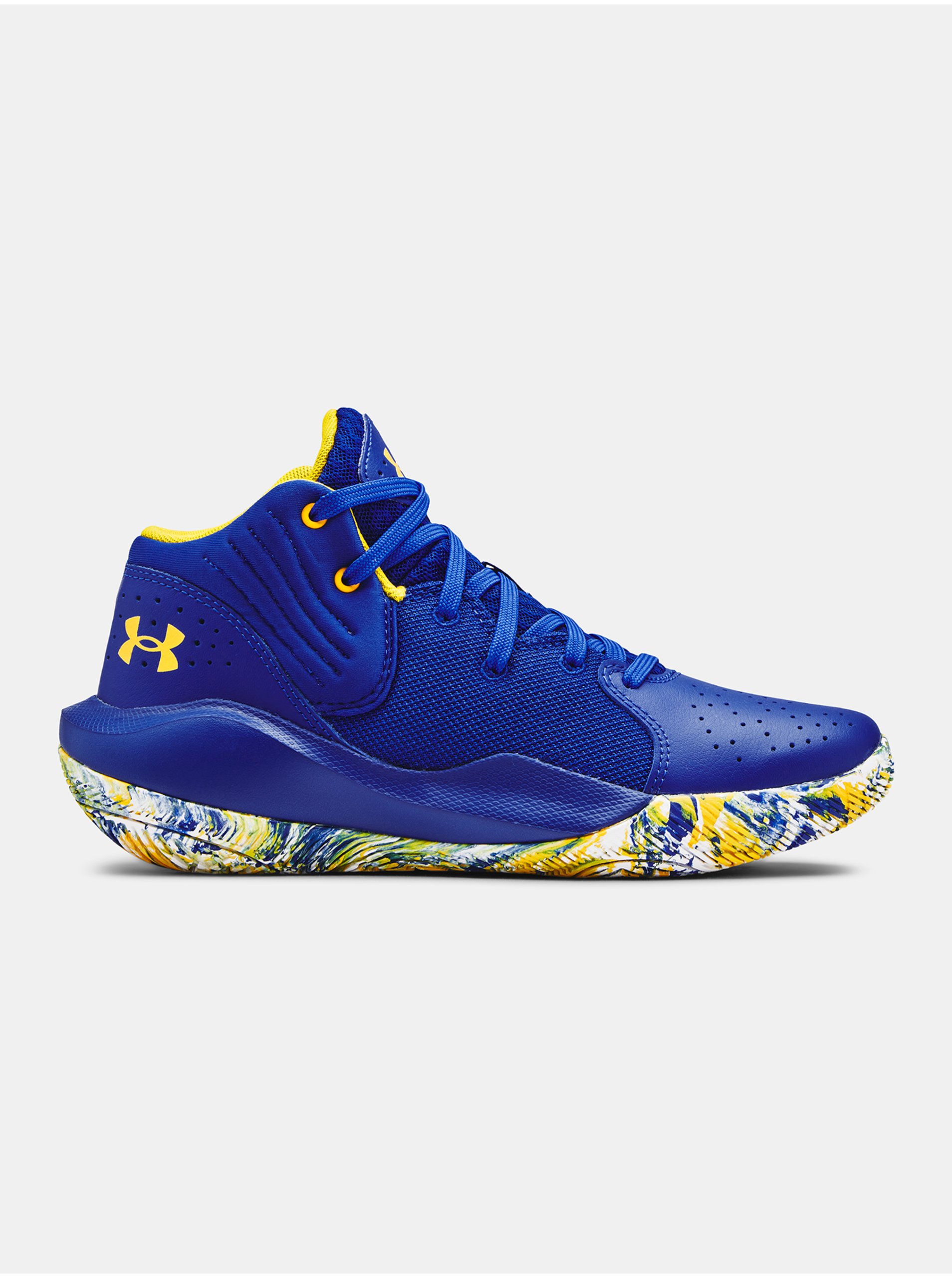 Levně Boty Under Armour GS Jet '21-BLU