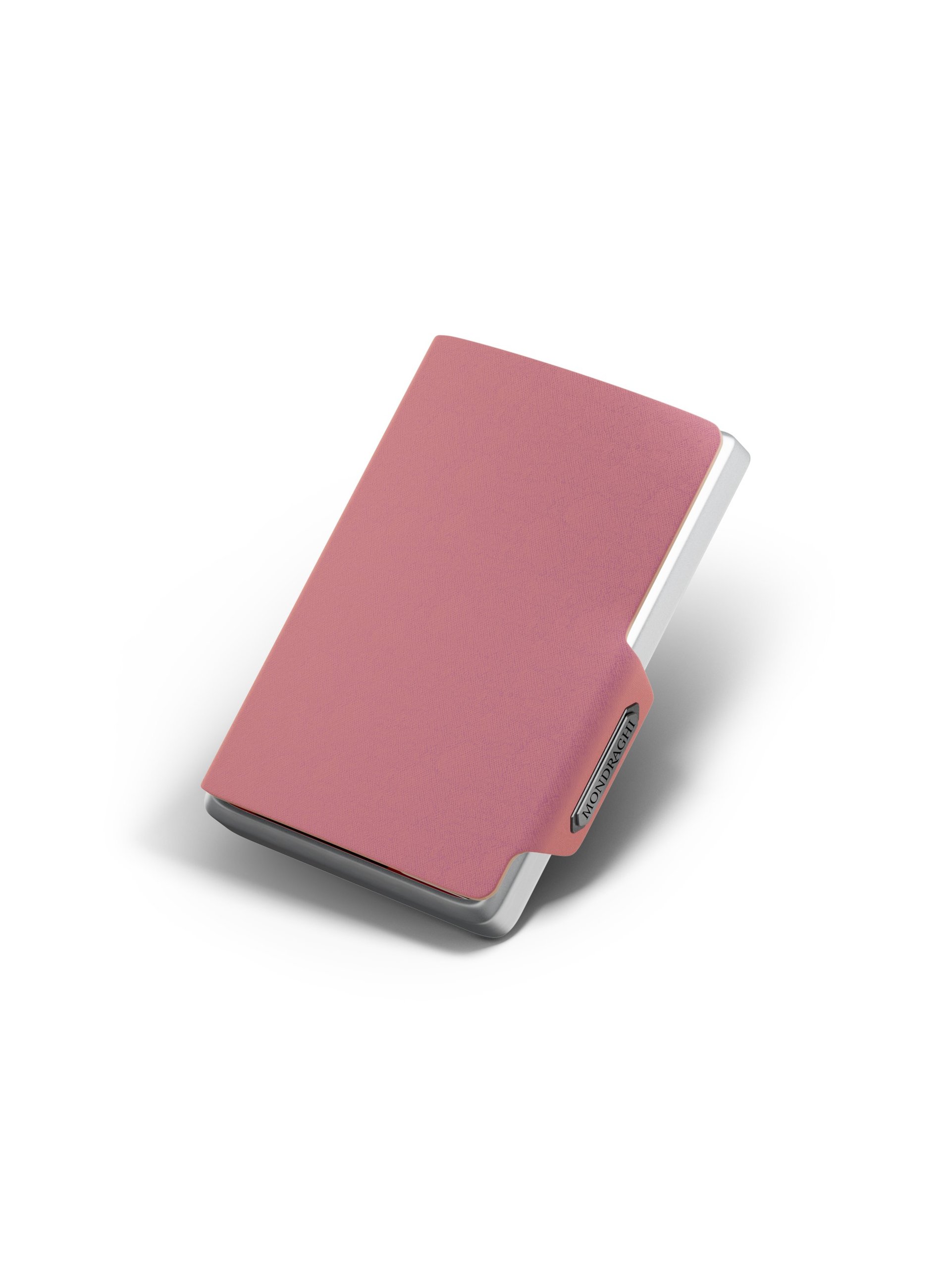 E-shop Růžová kožená peněženka Mondraghi Saffiano