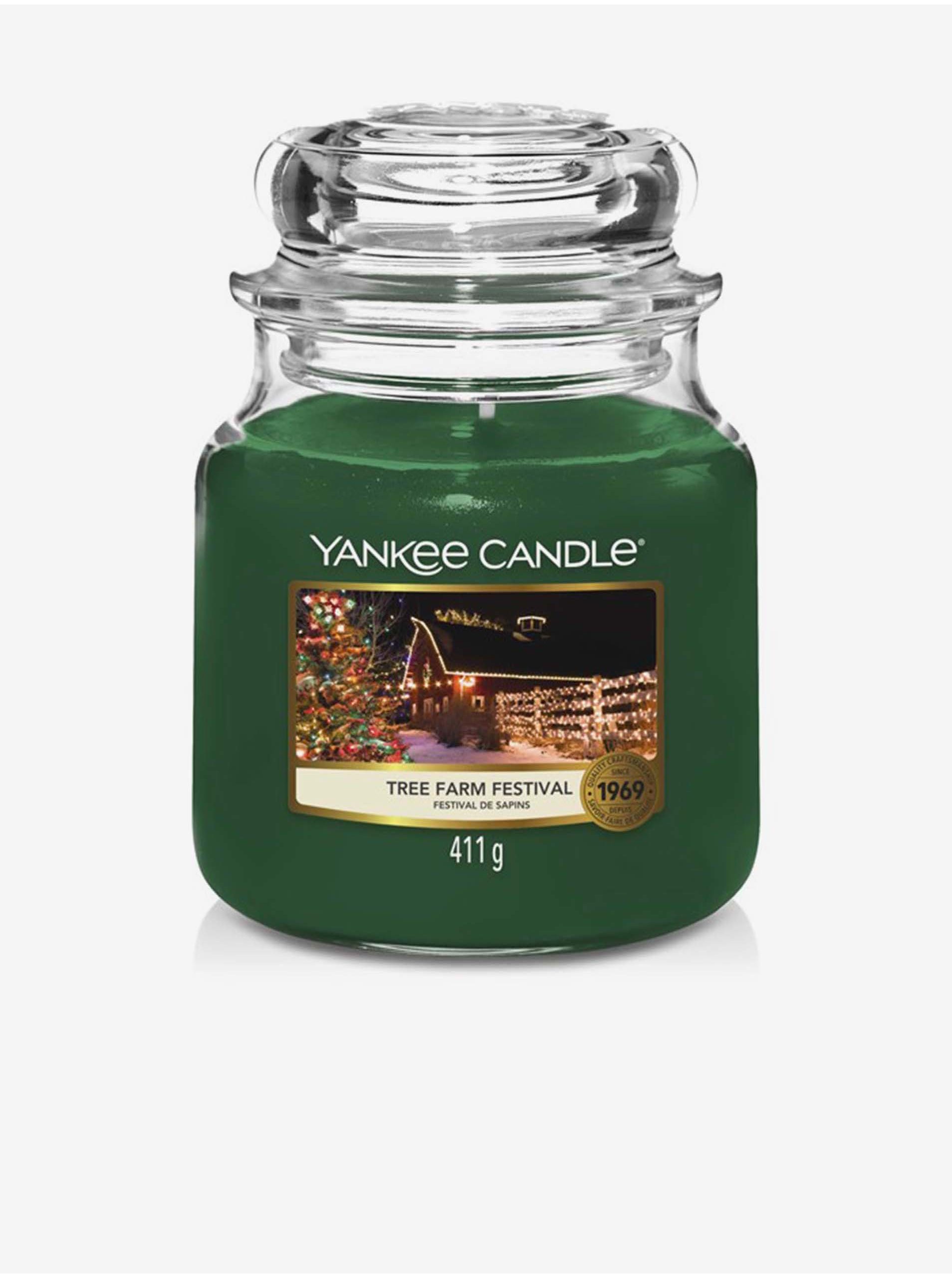 Lacno Vonné sviečky a tyčinky Yankee Candle - zelená