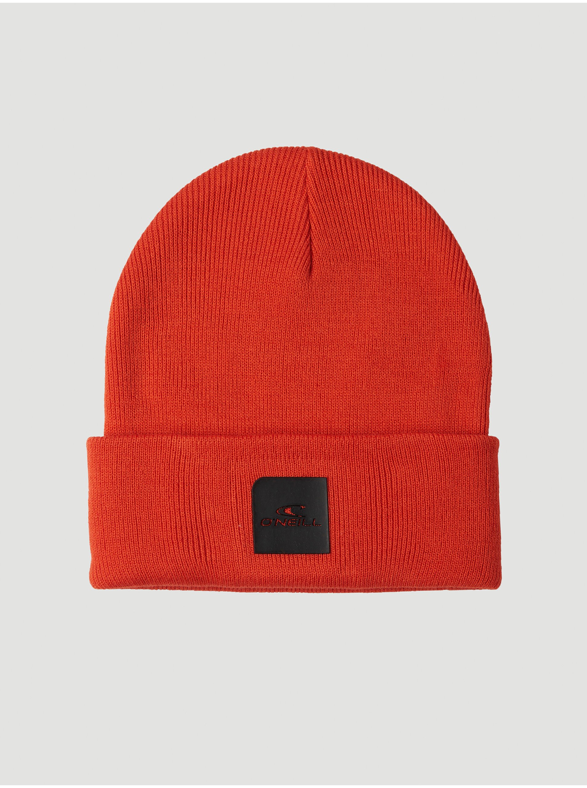 E-shop Oranžová pánská žebrovaná zimní čepice O'Neill Cube Beanie