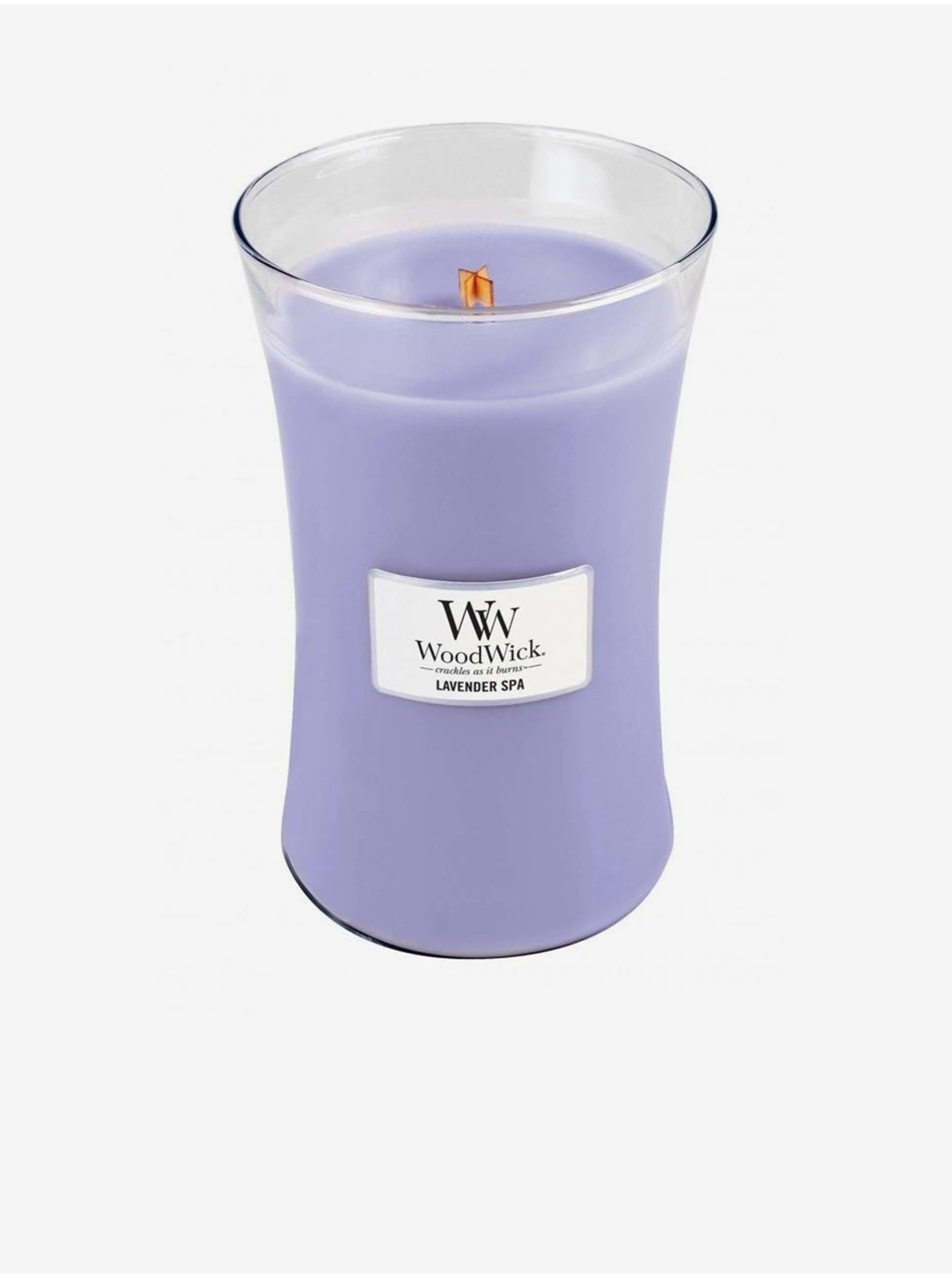 Lacno WoodWick vonná sviečka Lavender Spa veľká váza