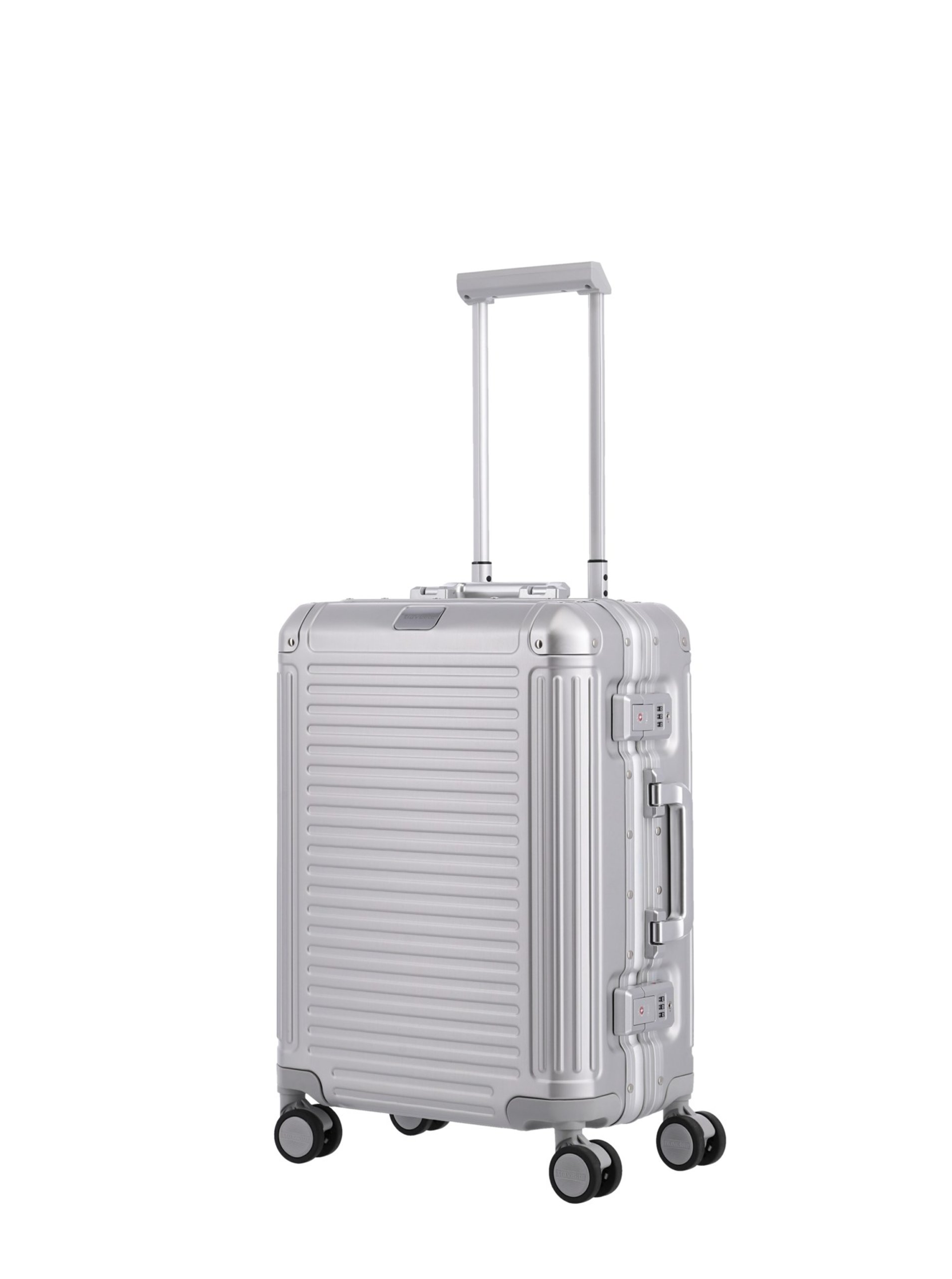 Levně Cestovní kufr Travelite Next 4w S - stříbrná