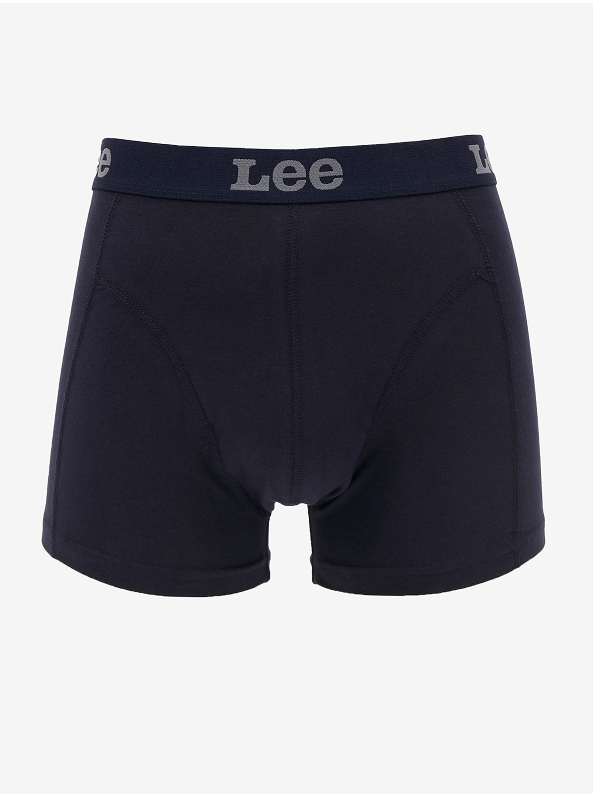 E-shop Tmavě modré pánské boxerky Lee 2-Pack