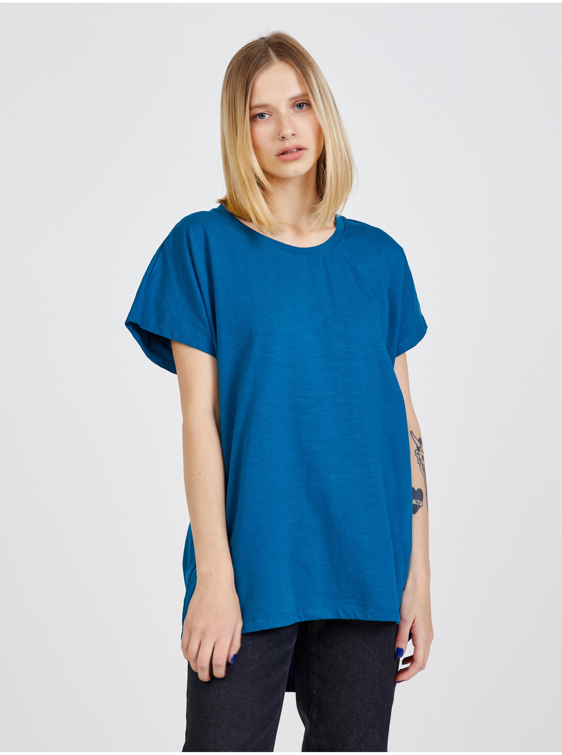 Lacno Basic tričká pre ženy ZOOT Baseline - modrá