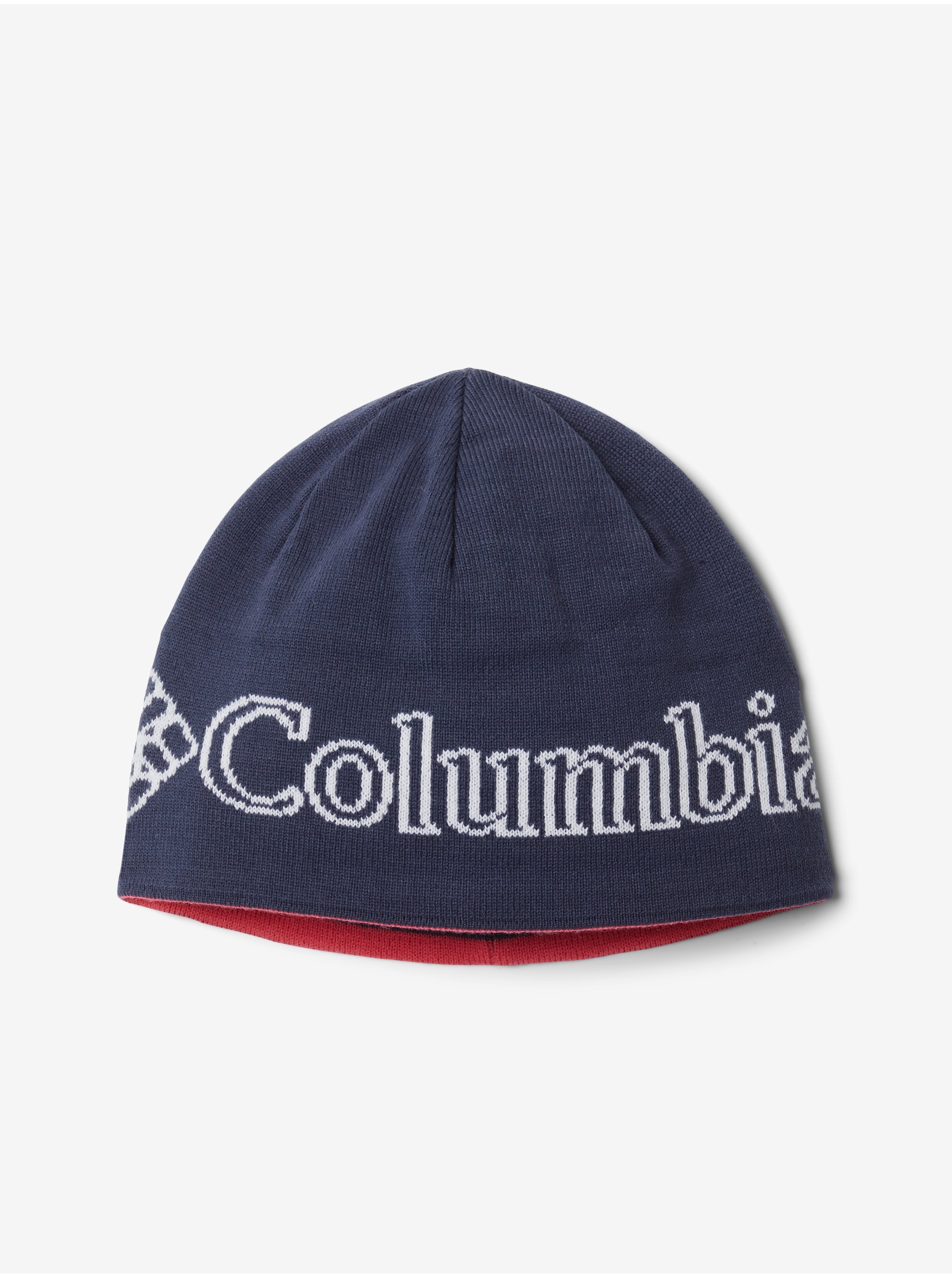 E-shop Růžovo-modrá dětská oboustranná vzorovaná zimní čepice Columbia Youth Urbanization Mix