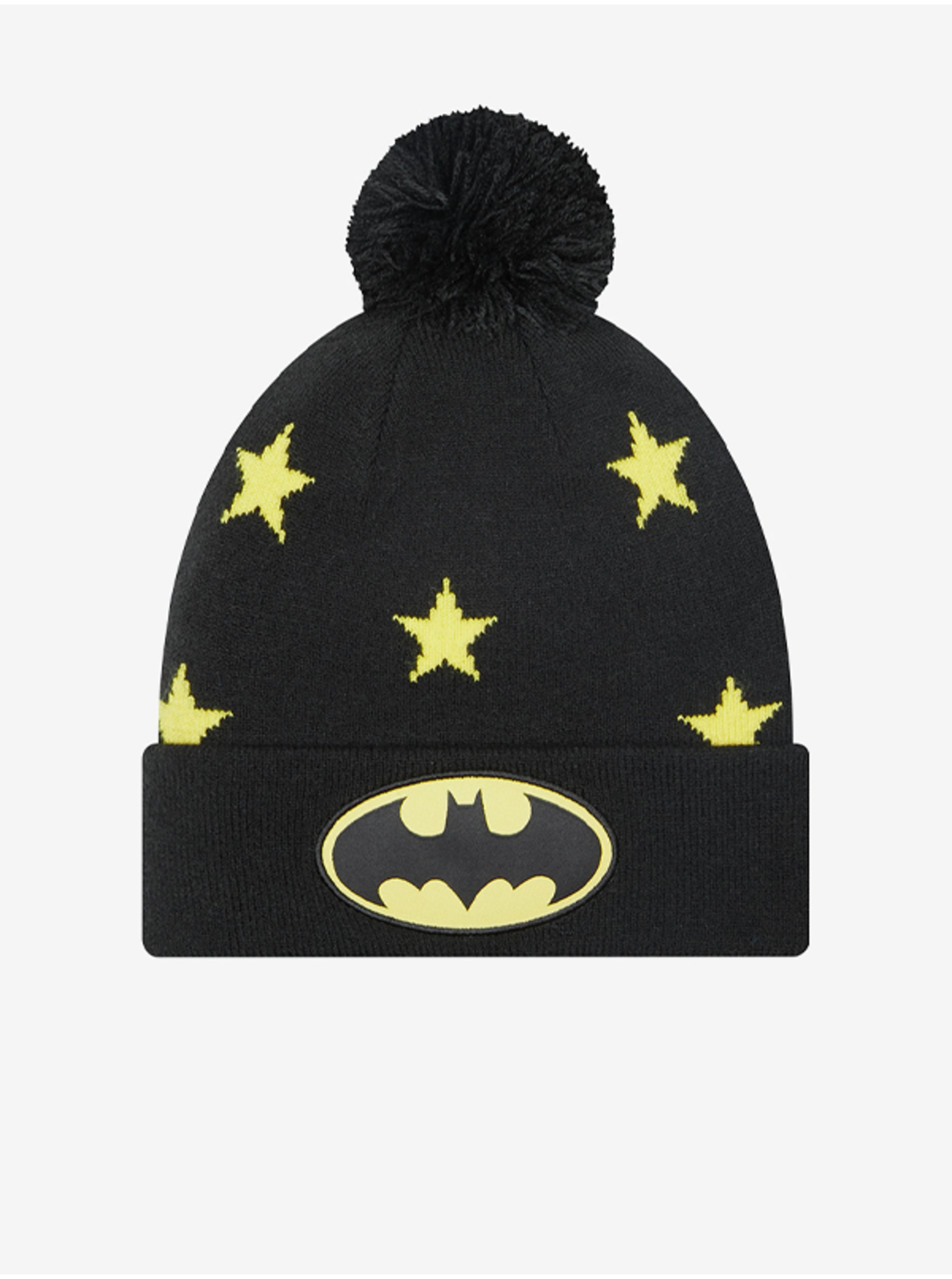 E-shop Žlto-čierna chlapčenská vzorovaná čiapka New Era Star Bobble