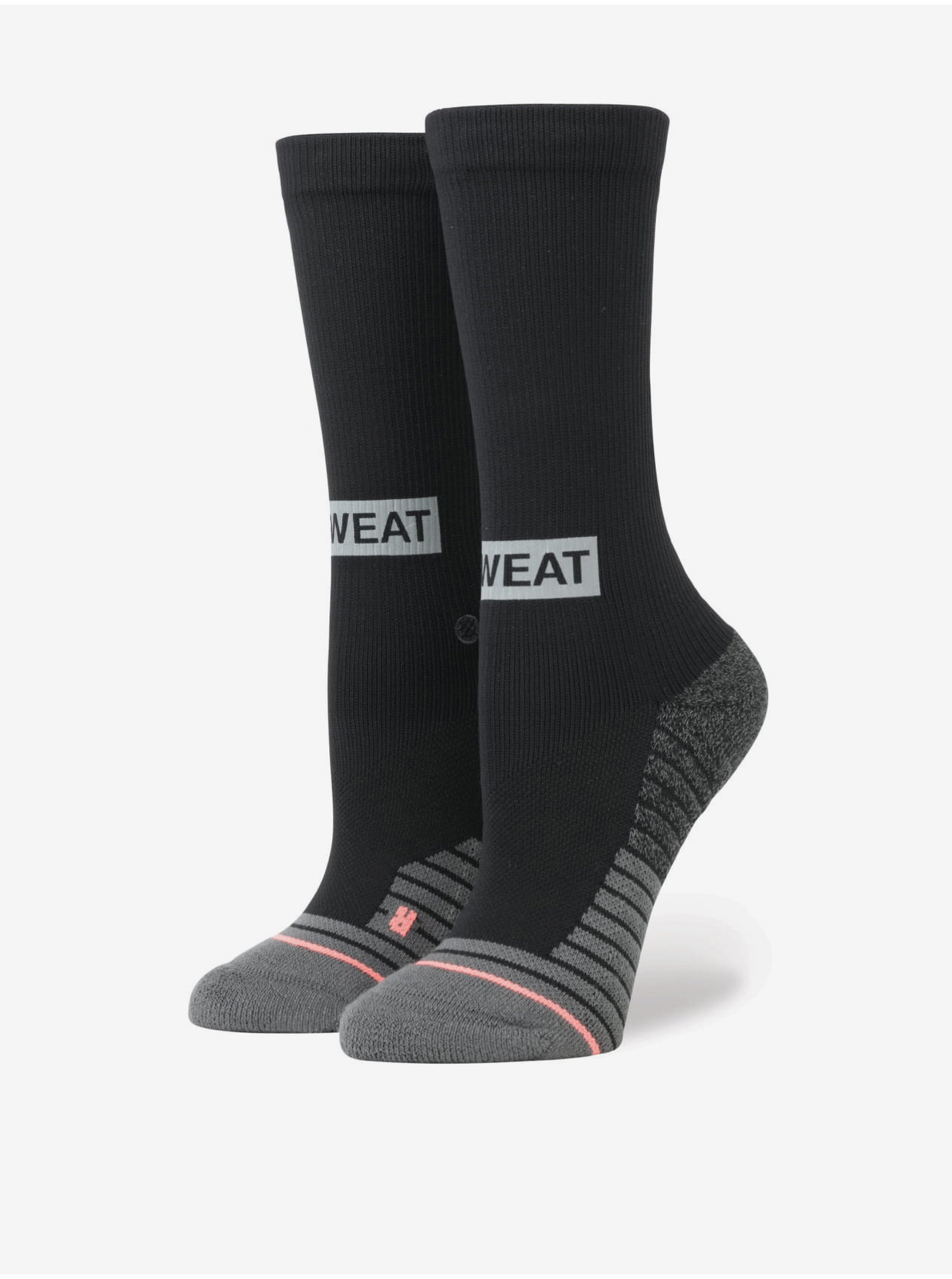 Levně Černé dámské vzorované ponožky Stance Reflective Box