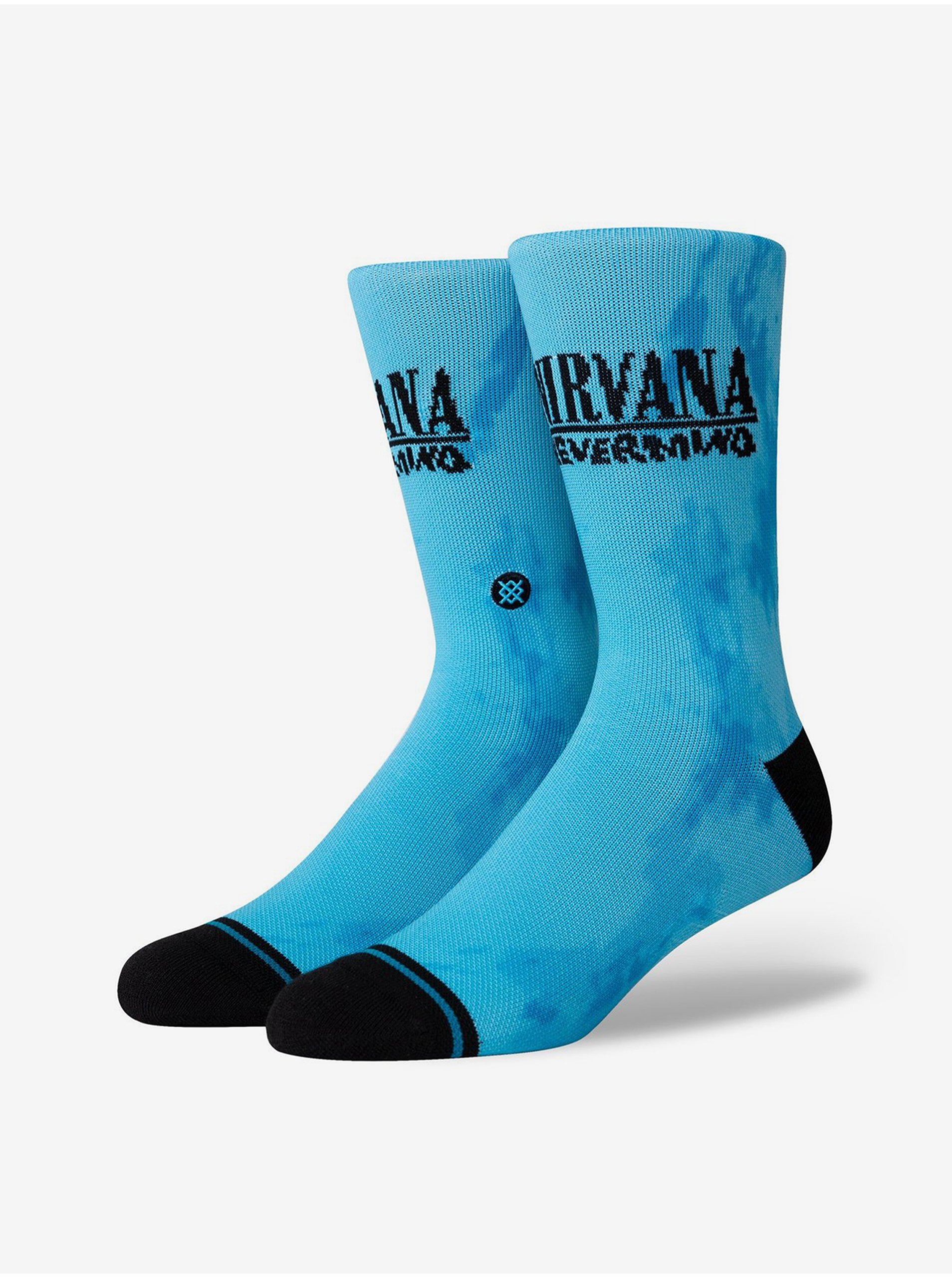 Levně Modré unisex vzorované ponožky Stance Nirvana Nevermind