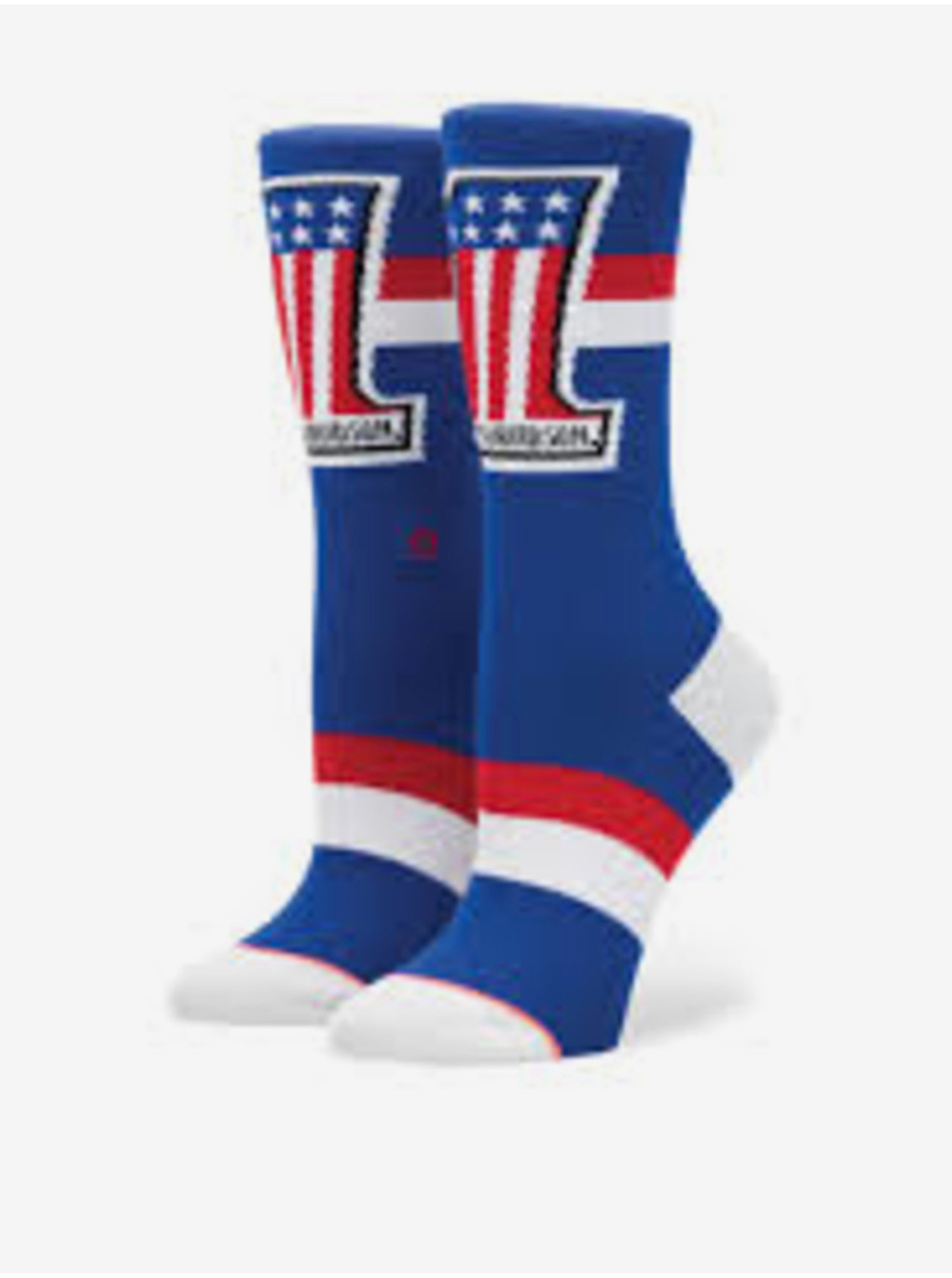 Lacno Modré dámske vzorované ponožky Stance Harley Washed Freedom