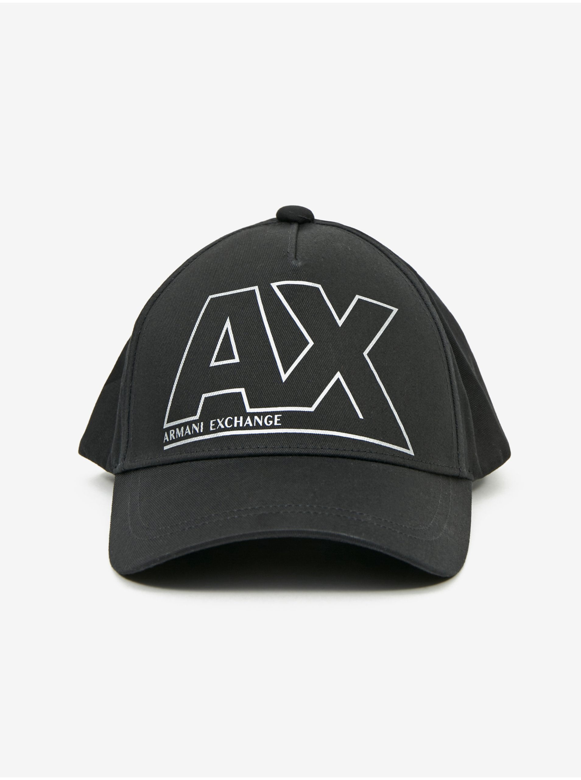 Levně Černá pánská kšiltovka Armani Exchange