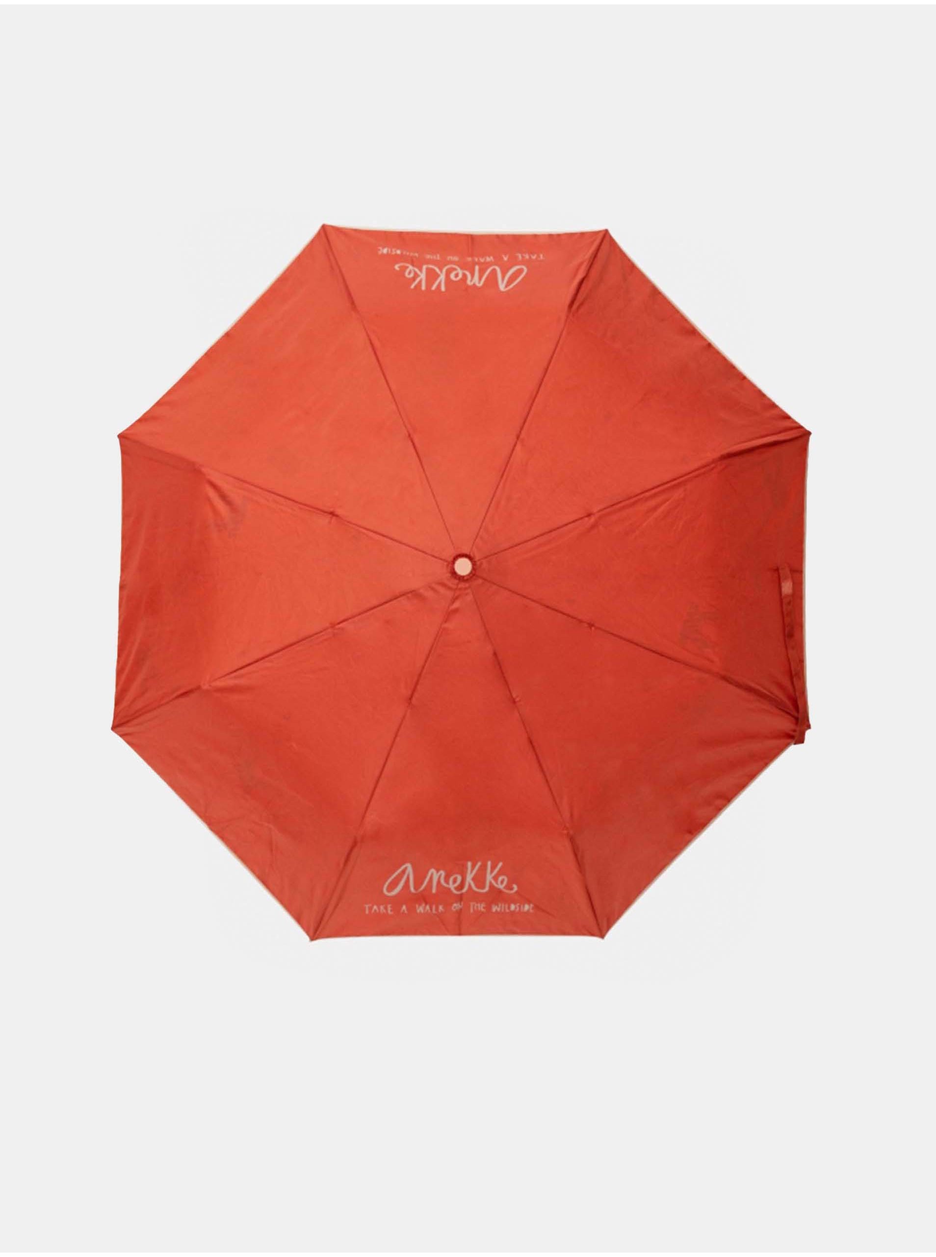 Lacno Oranžový dámsky skladací dáždnik Anekke Kenya