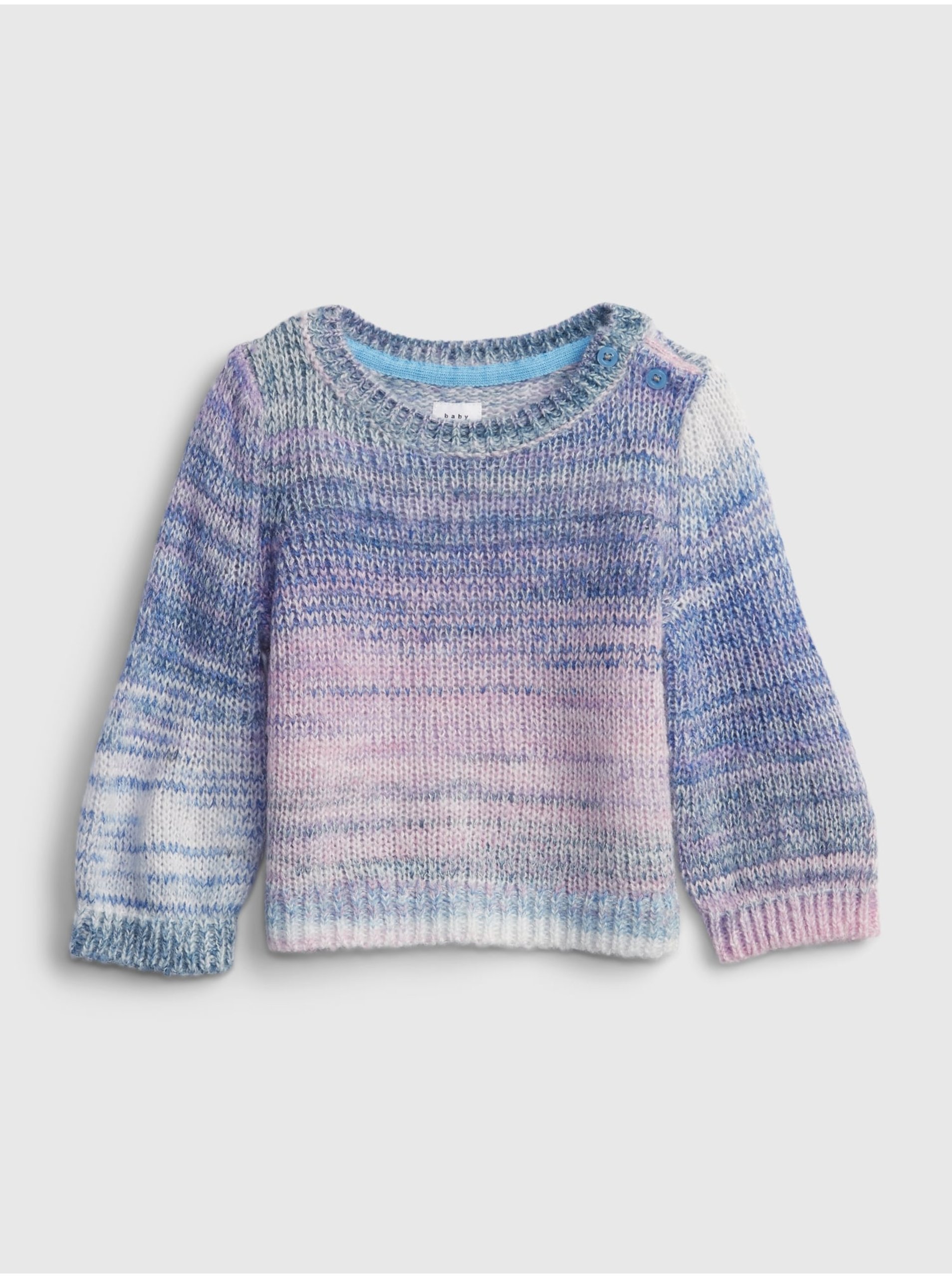 E-shop Modrý holčičí svetr pletený GAP