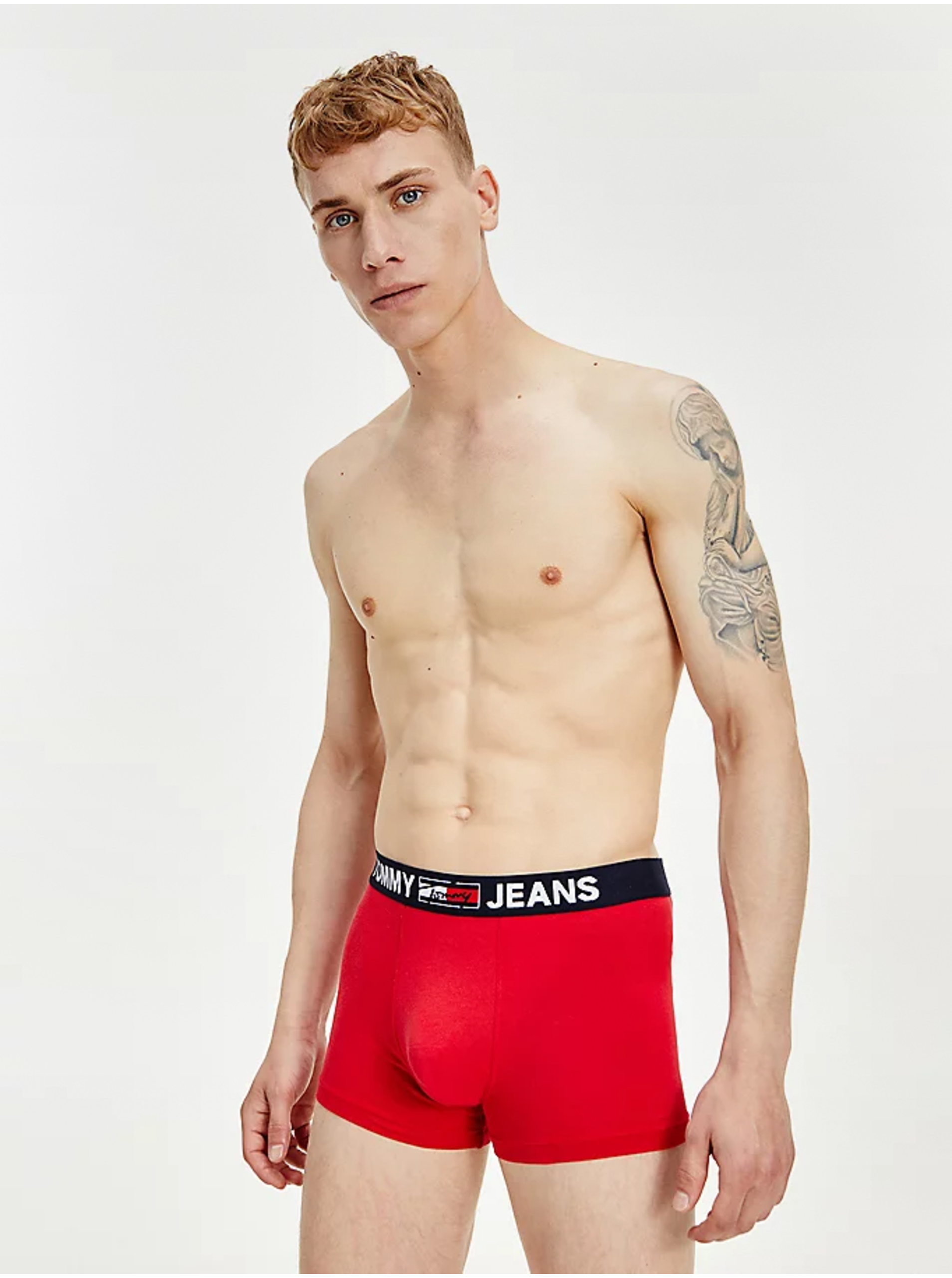Lacno Boxerky pre mužov Tommy Jeans - červená