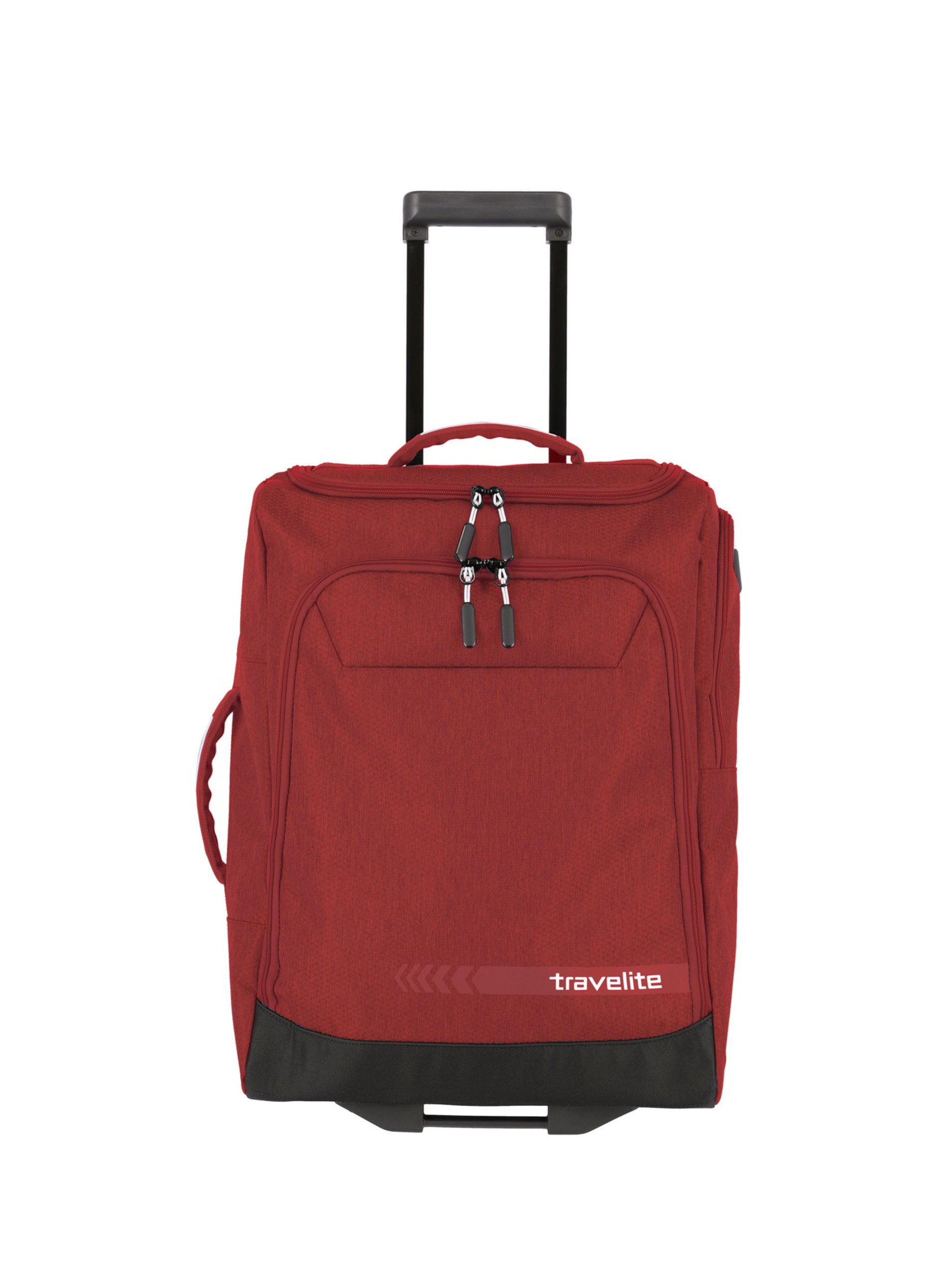 E-shop Cestovní taška Travelite Kick Off Wheeled Duffle S - červená