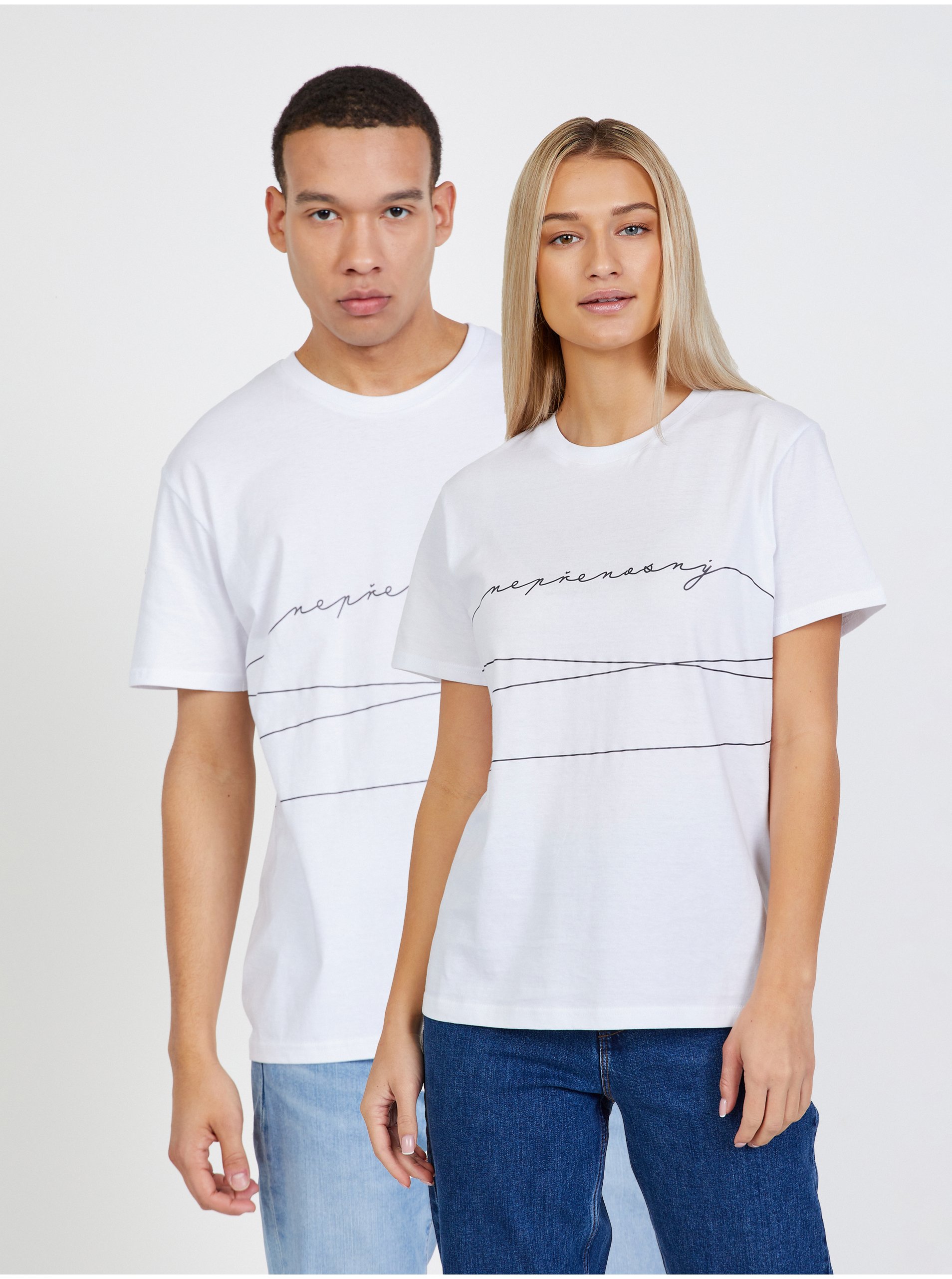 E-shop Biele unisex tričko Dobro. Destigmatizace HIV DOBRO.