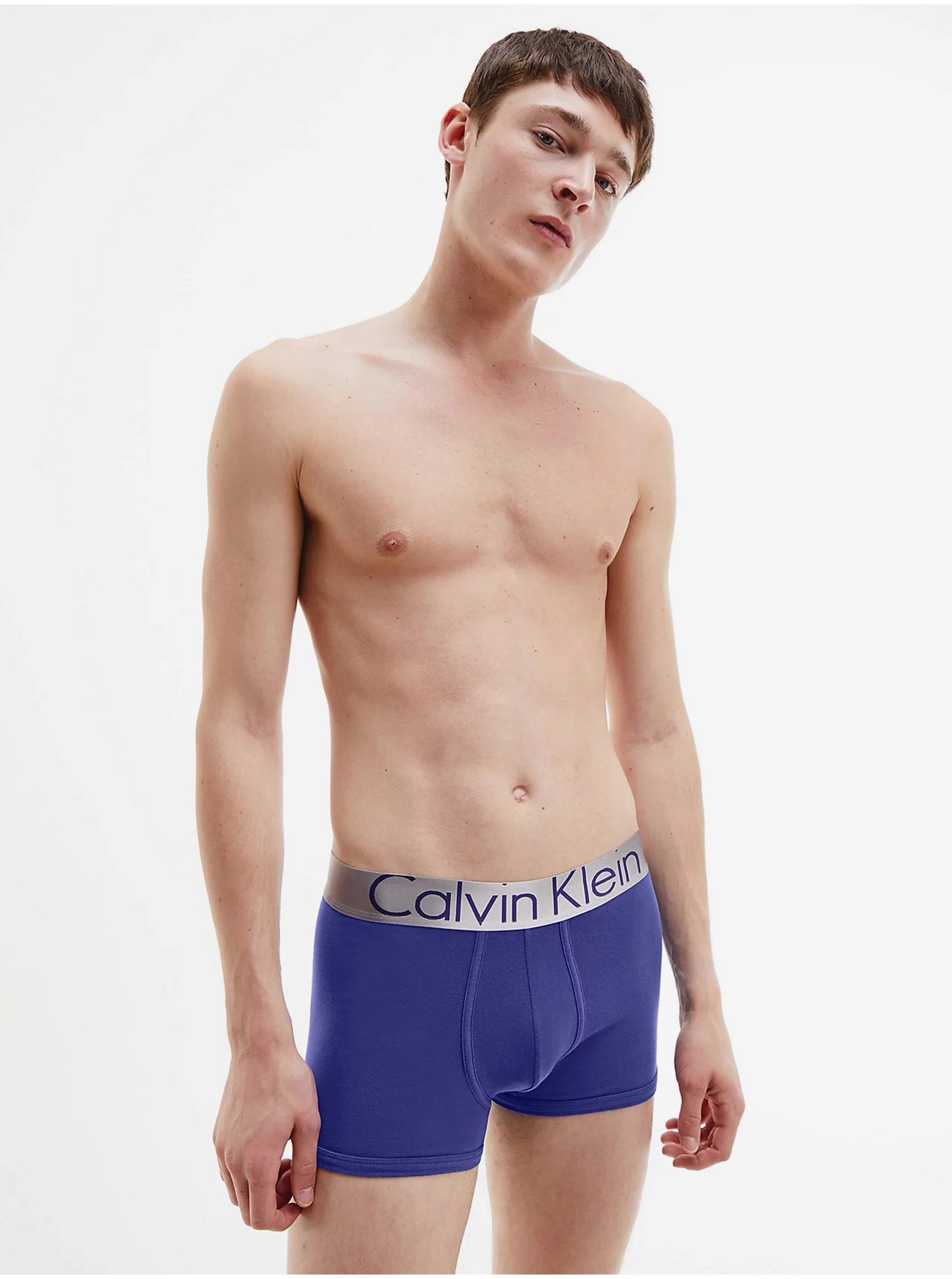 Lacno Boxerky pre mužov Calvin Klein - fialová, čierna, červená