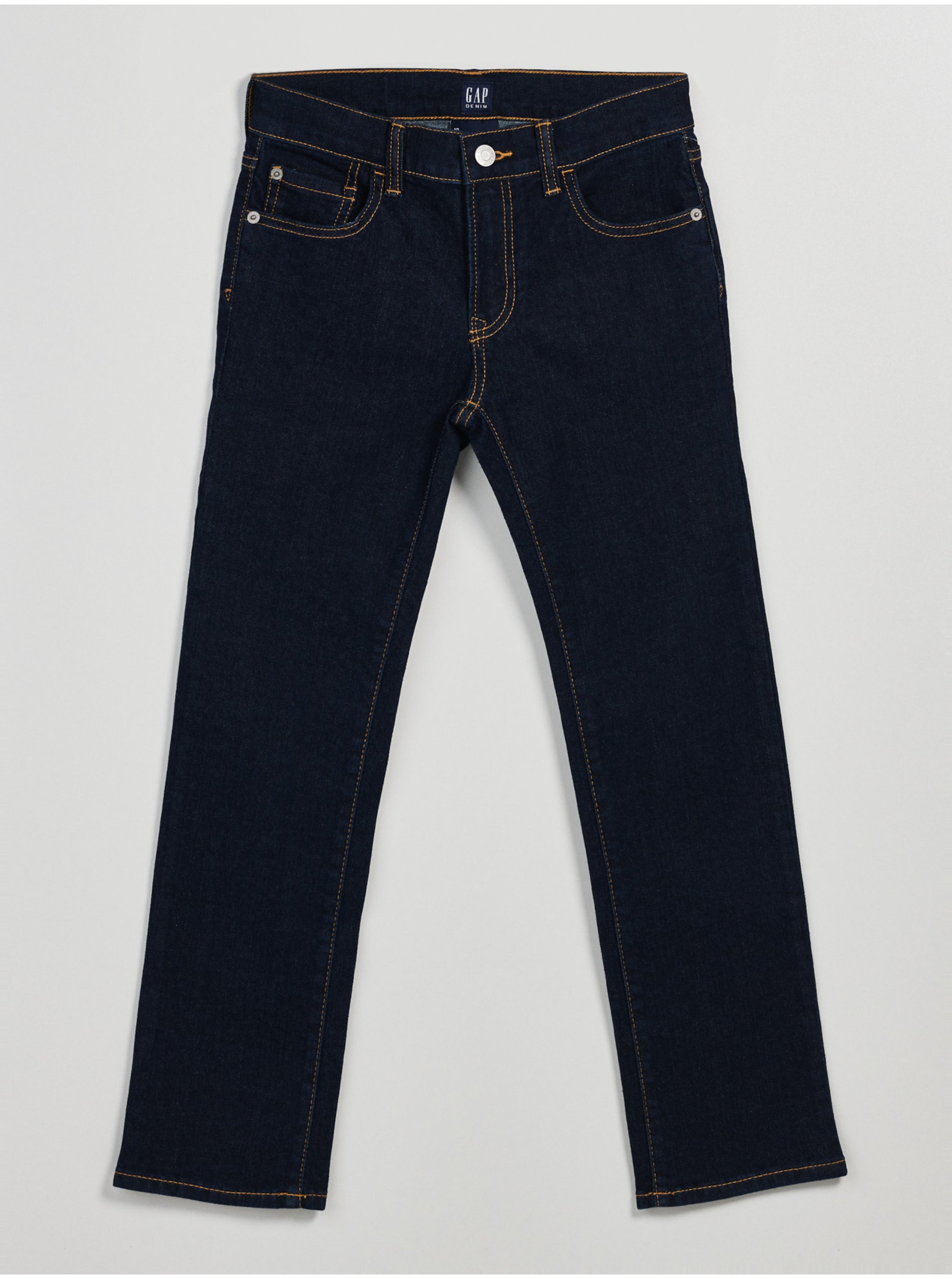 E-shop Tmavě modré klučičí džíny v-str8 rinse GAP