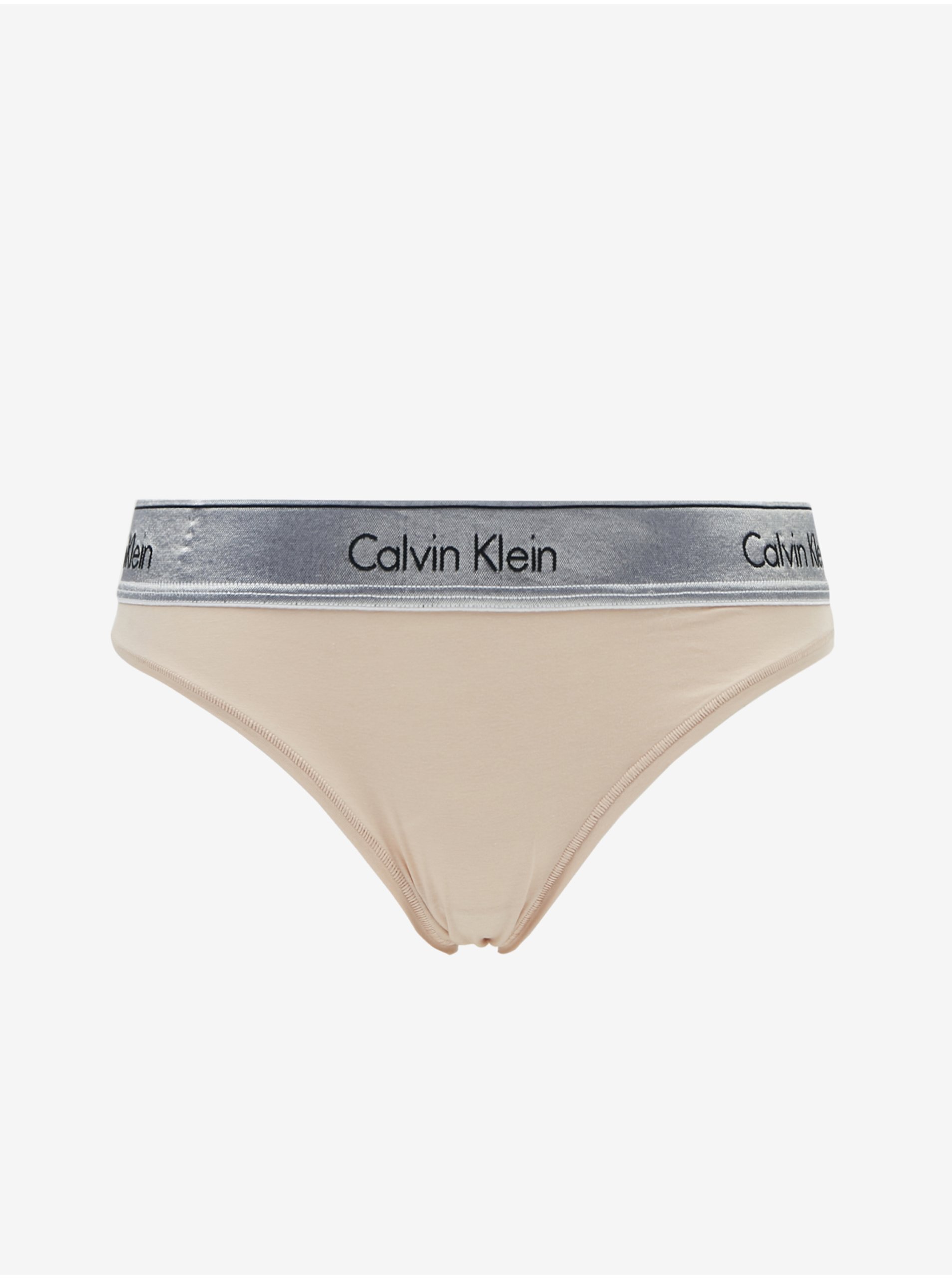 Levně Béžové kalhotky Calvin Klein Underwear