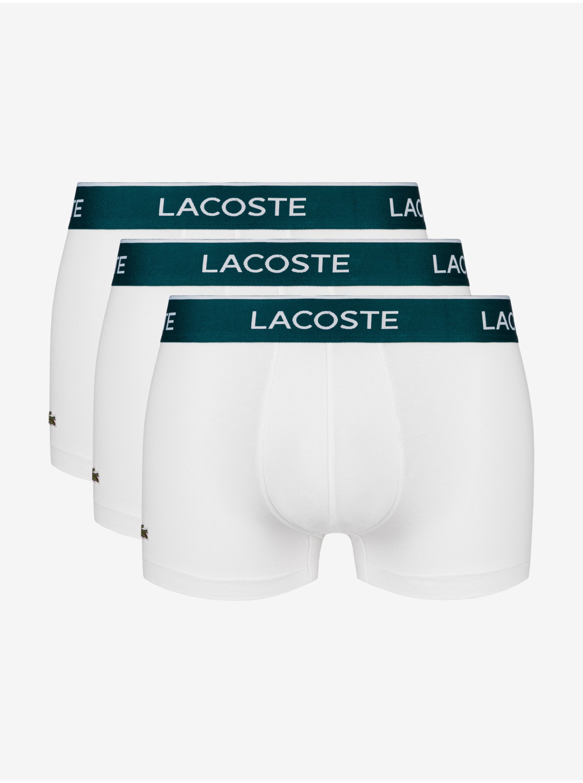 Lacno Boxerky pre mužov Lacoste - biela