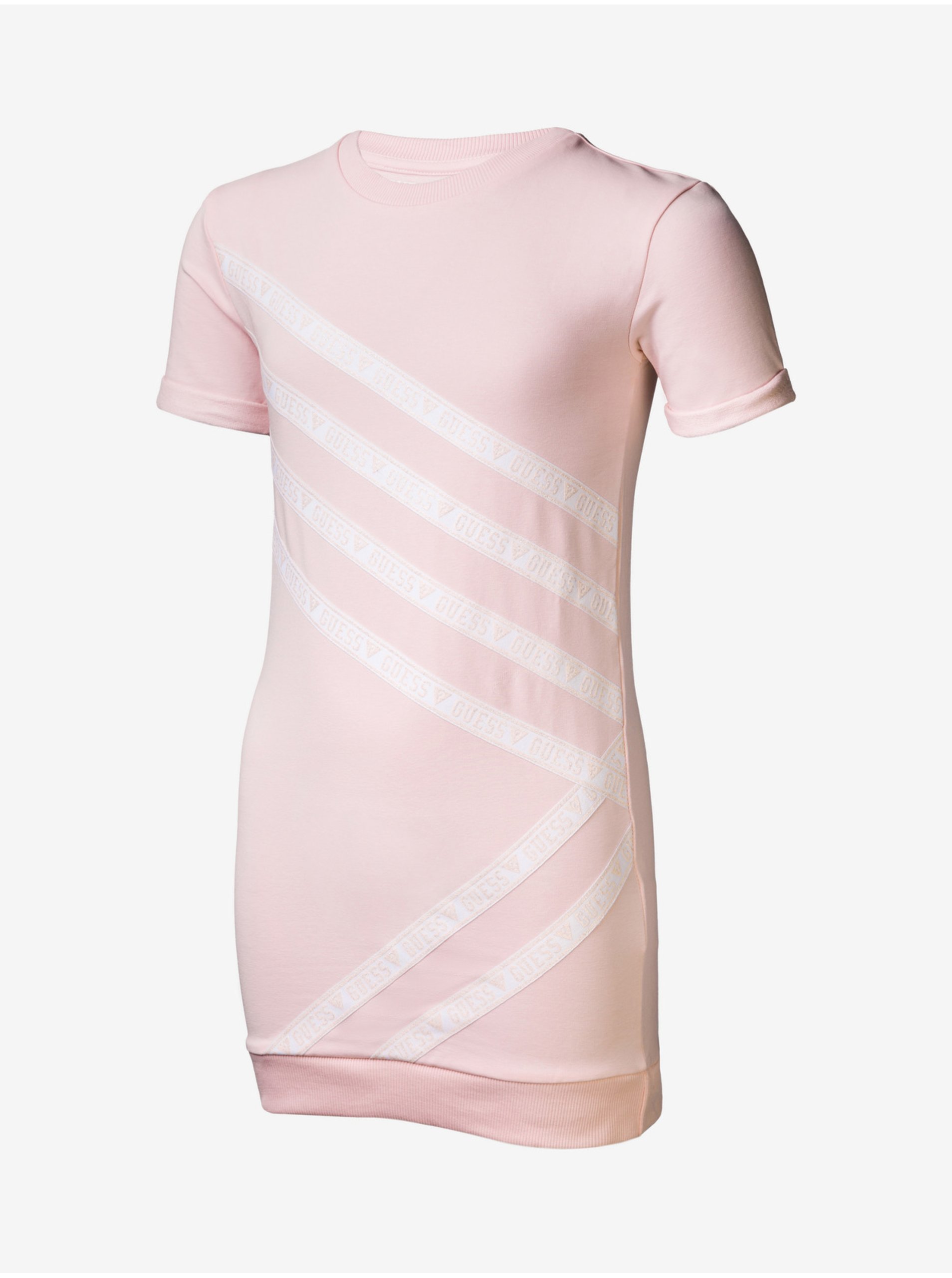 E-shop Růžové holčičí šaty Guess