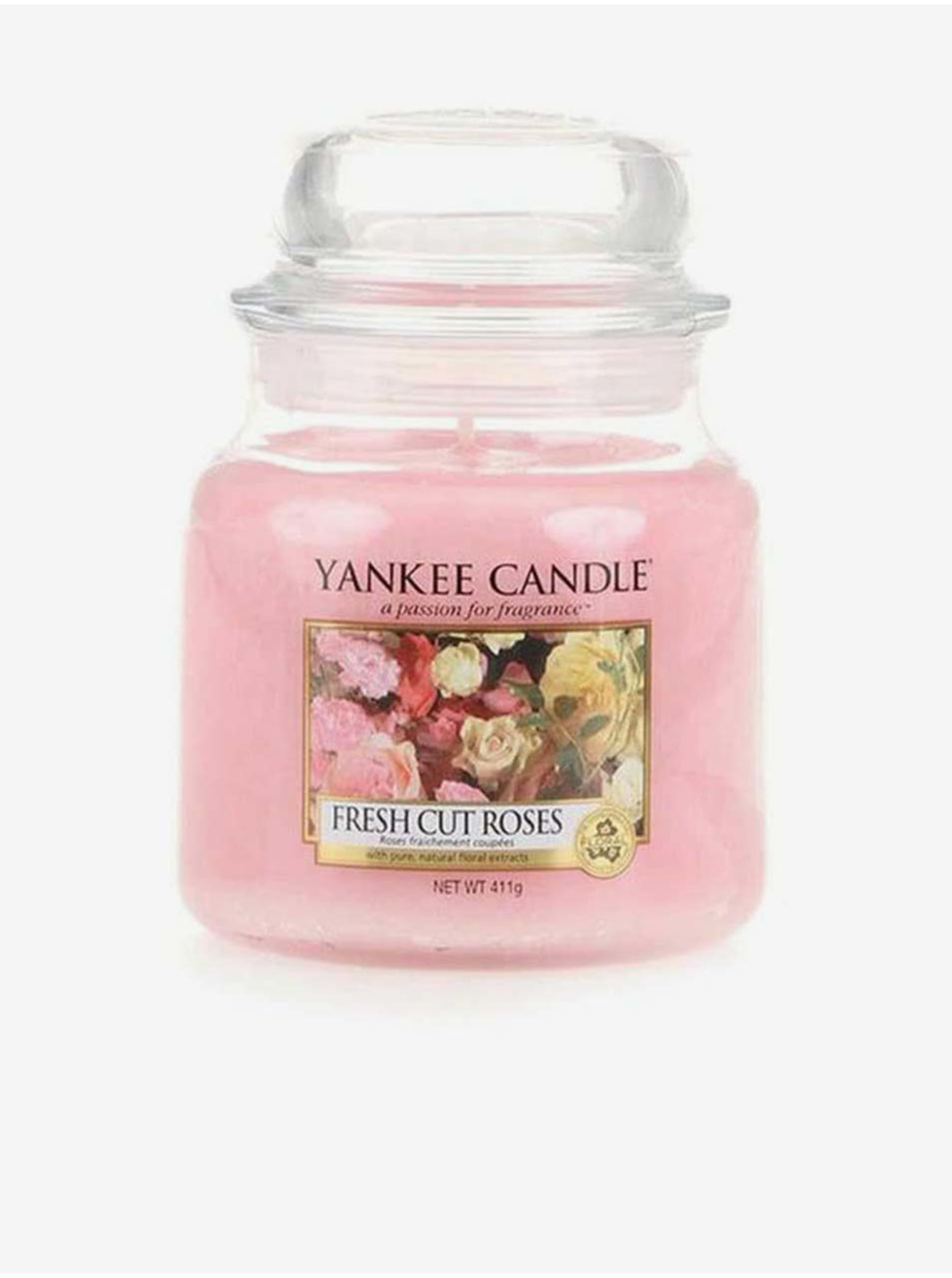 Lacno Vonná sviečka Yankee Candle Fresh Cut Roses