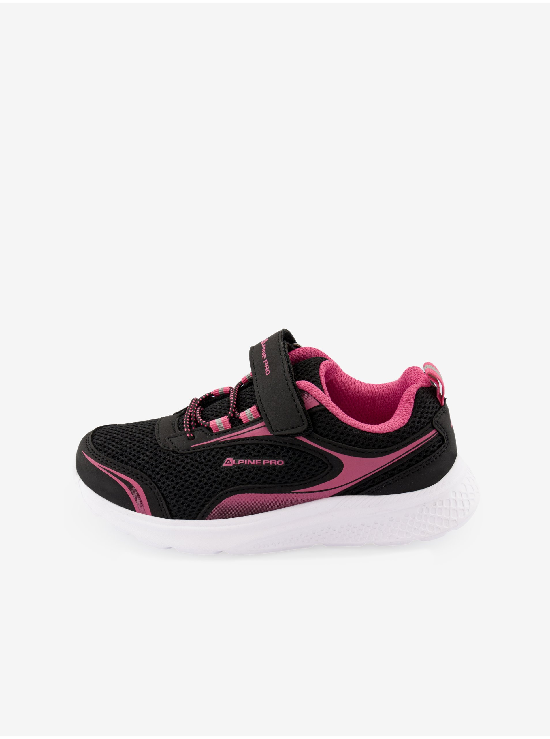 E-shop Růžovo-černé holčičí sportovní boty ALPINE PRO Lenie